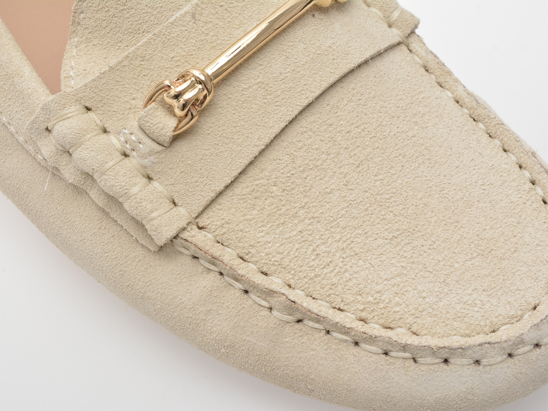 Mocasini ALDO albi, SEABREEZE 110, din piele intoarsa