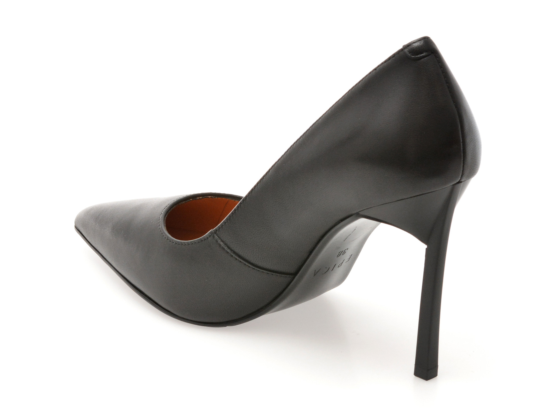 Pantofi eleganti EPICA negri, E19070, din piele naturala