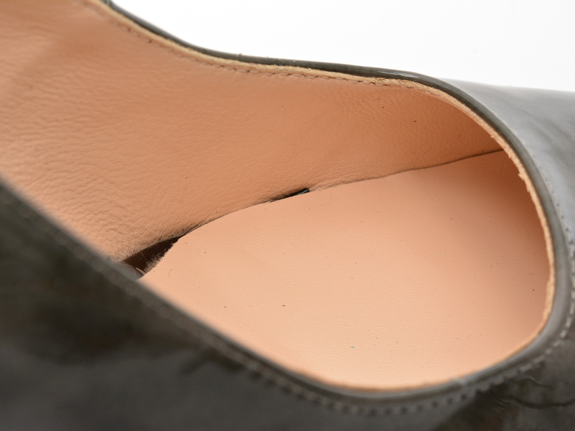 Pantofi eleganti EPICA gri, 71822, din piele naturala lacuita