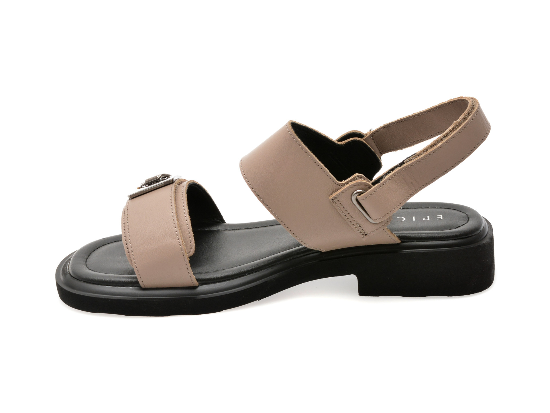 Sandale EPICA gri, 1302H17, din piele naturala