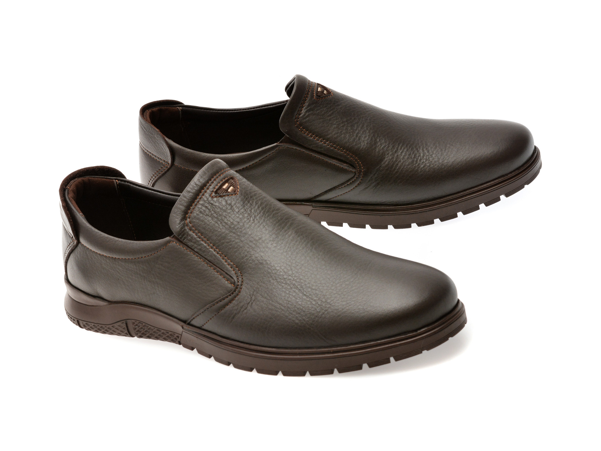 Pantofi OTTER maro, 556, din piele naturala