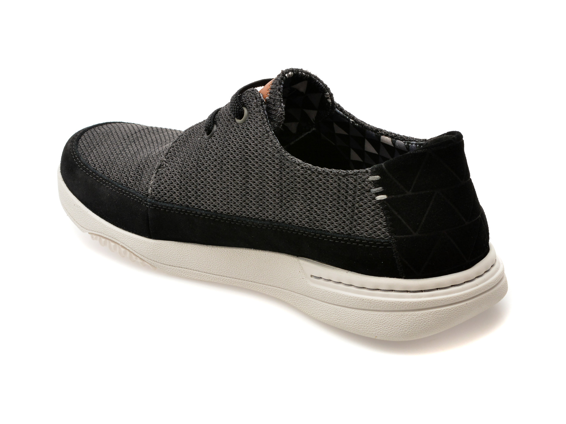 Pantofi sport CLARKS negri, EASEWAY LACE, din material textil