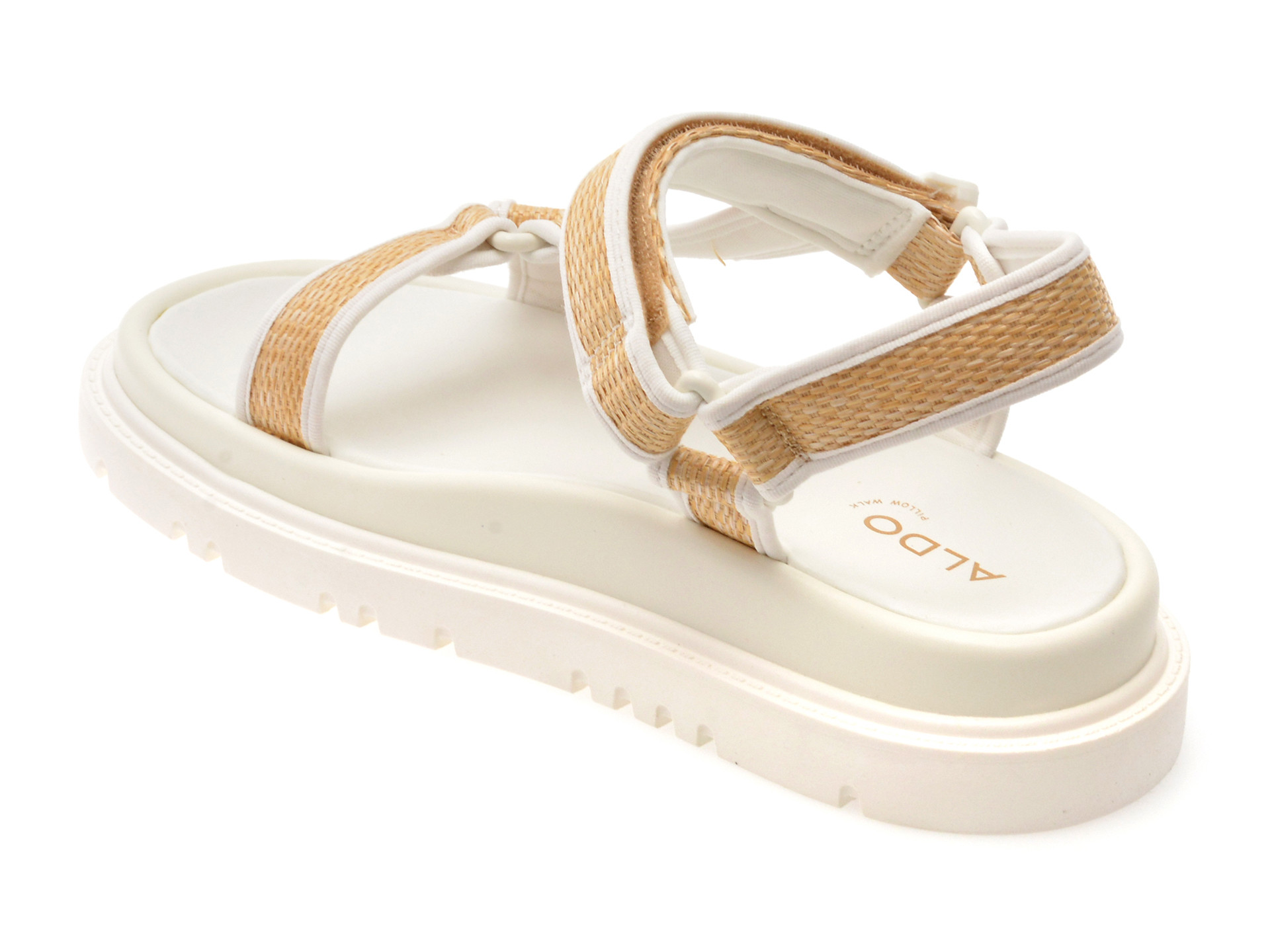 Sandale ALDO bej, OCEANA 101, din material textil