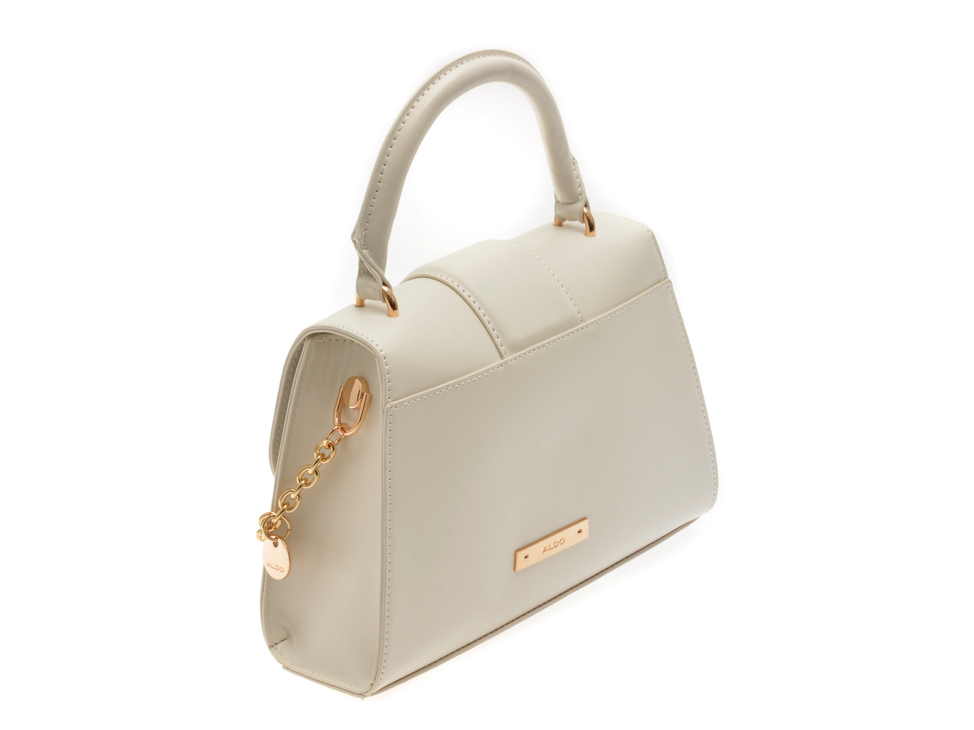 Geanta ALDO alba, MALLILA 121, din piele ecologica