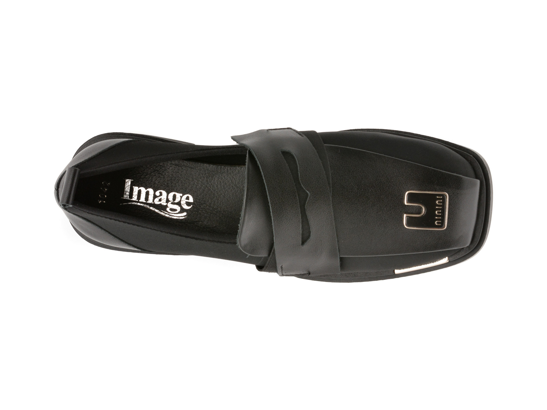 Pantofi IMAGE negri, 3941042, din material textil