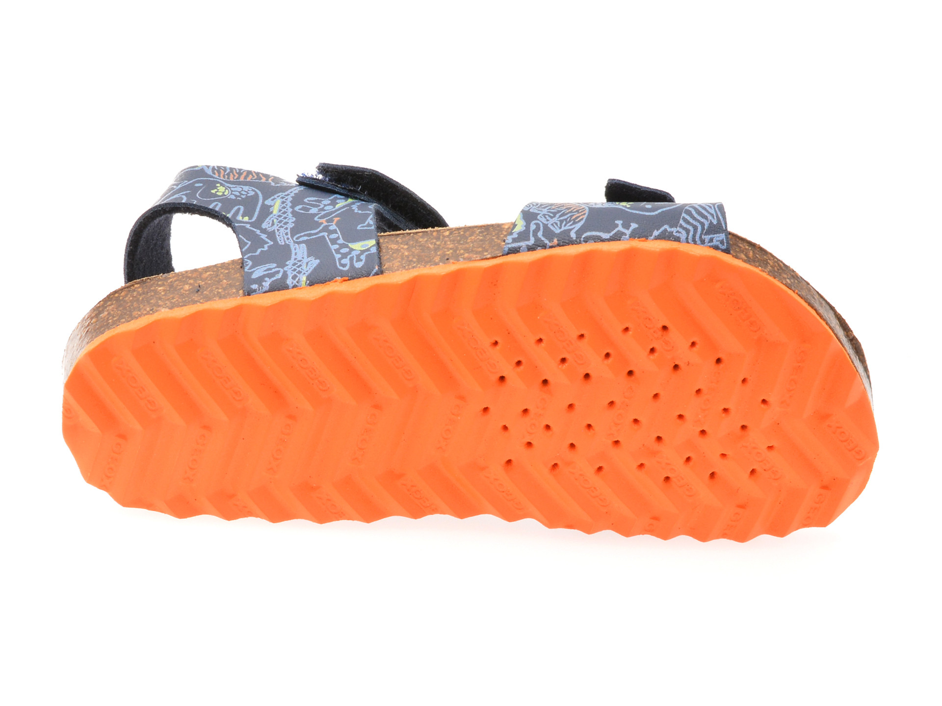 Sandale GEOX bleumarin, J028LB, din piele ecologica