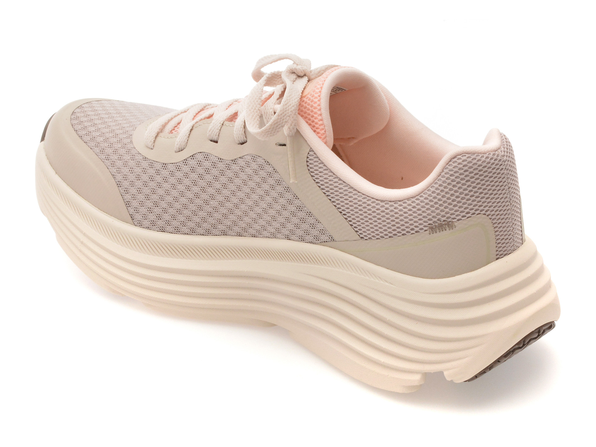 Pantofi sport SKECHERS nude, MAX CUSHIONING ENDEAVOUR, din material textil