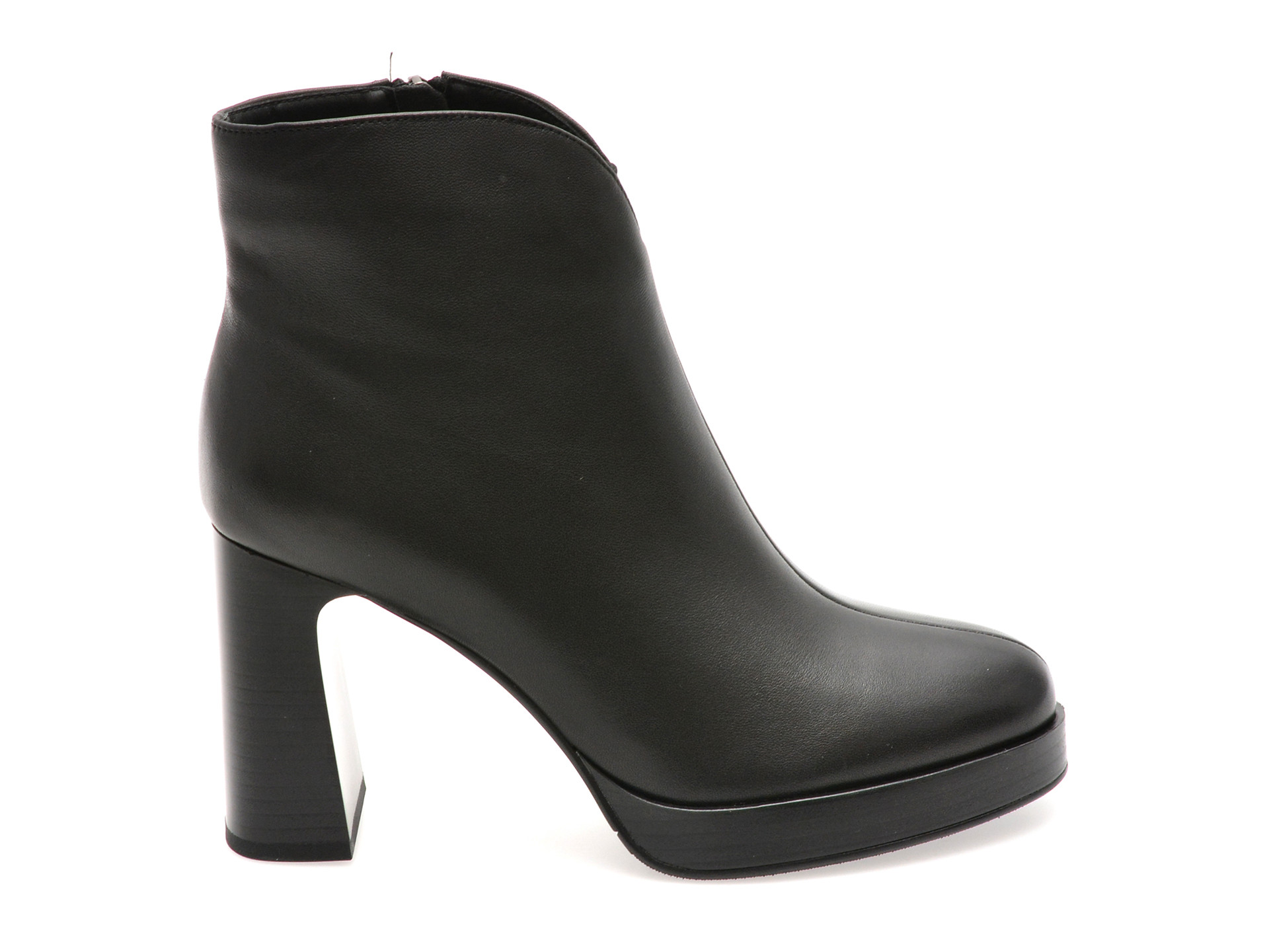 Botine EPICA negre, 2392, din piele naturala