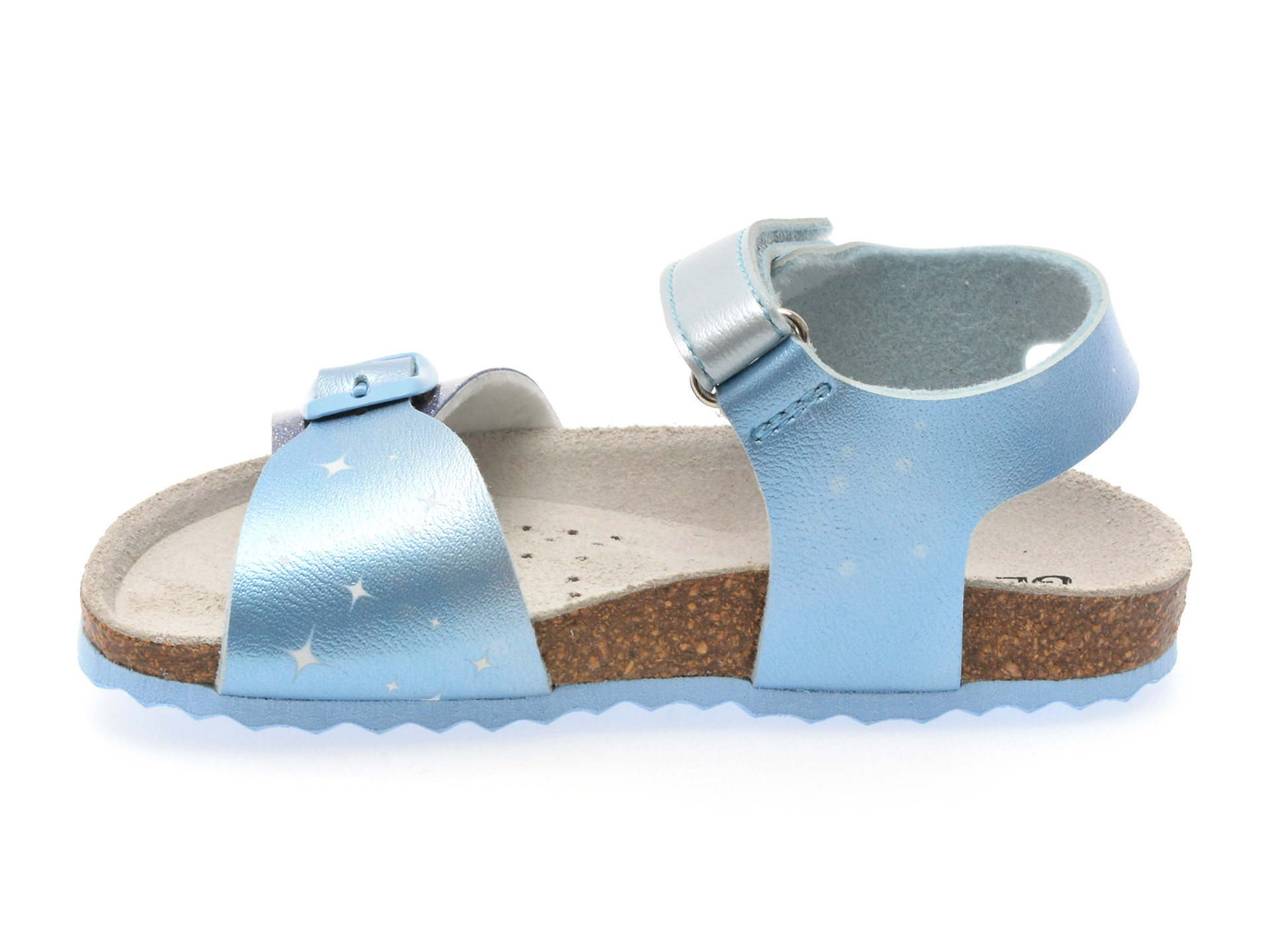 Sandale GEOX albastre, J558MG, din piele ecologica