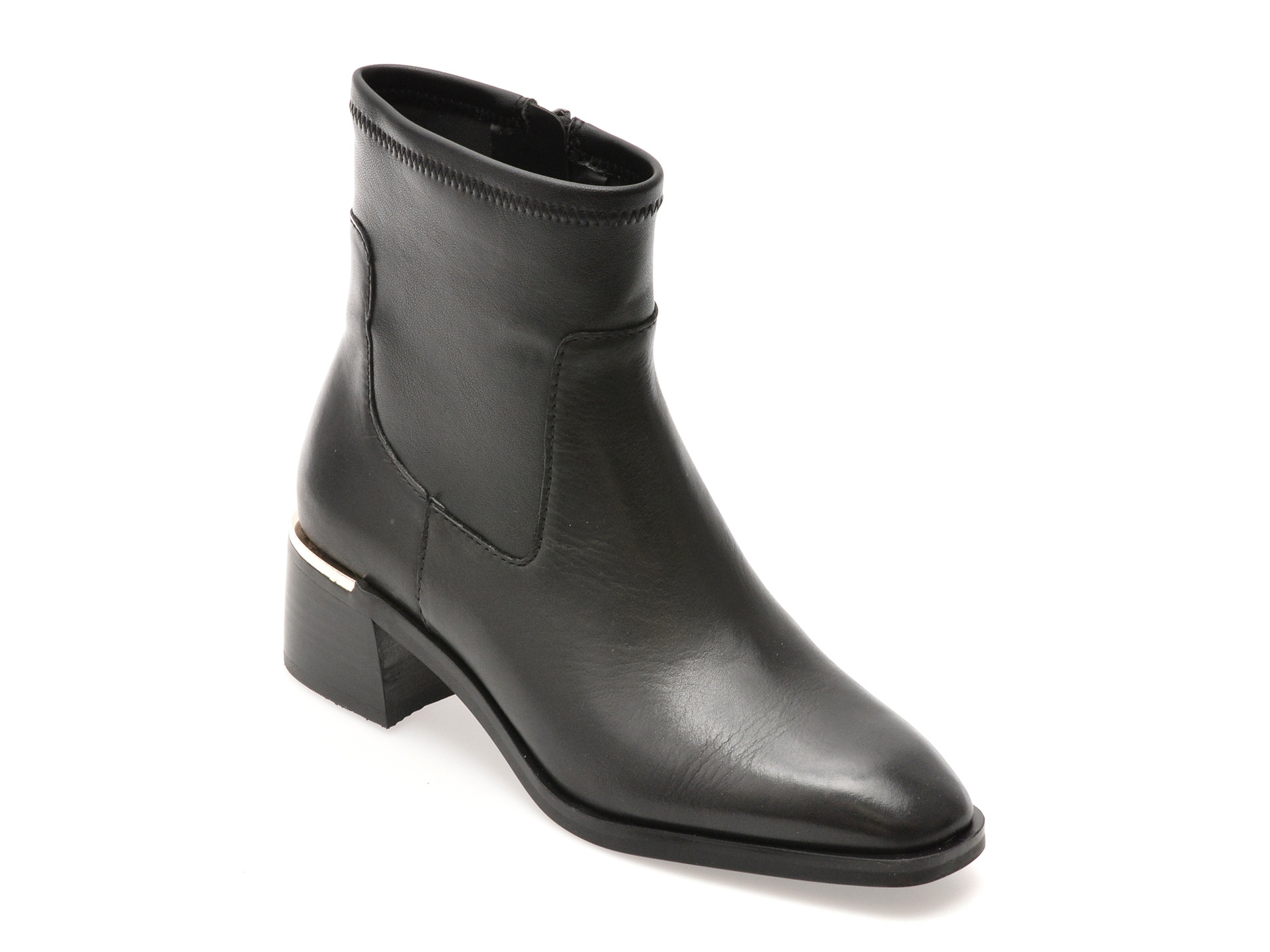 Ghete aldo negre 14058802 din piele naturala