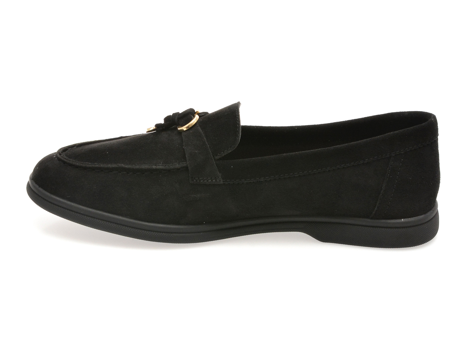 Mocasini ALDO negri, CRERAS-IN 004, din piele intoarsa