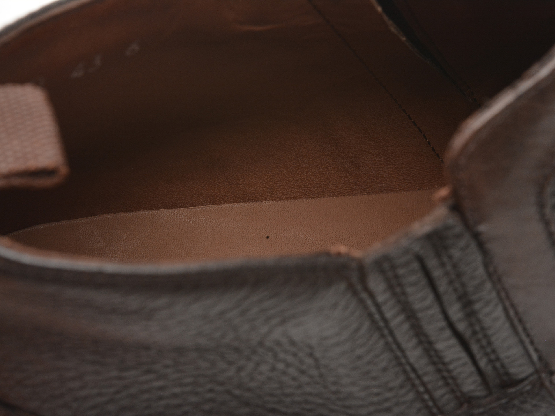 Ghete elegante LE COLONEL maro, 484100, din piele naturala