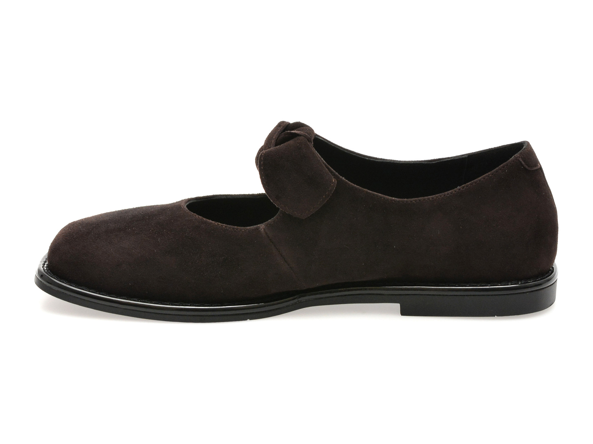 Pantofi EPICA maro, N731, din piele intoarsa