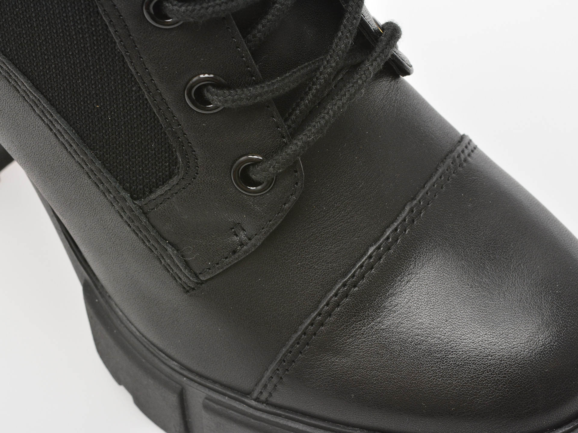 Ghete ALDO negre, REBEL 001, din piele naturala