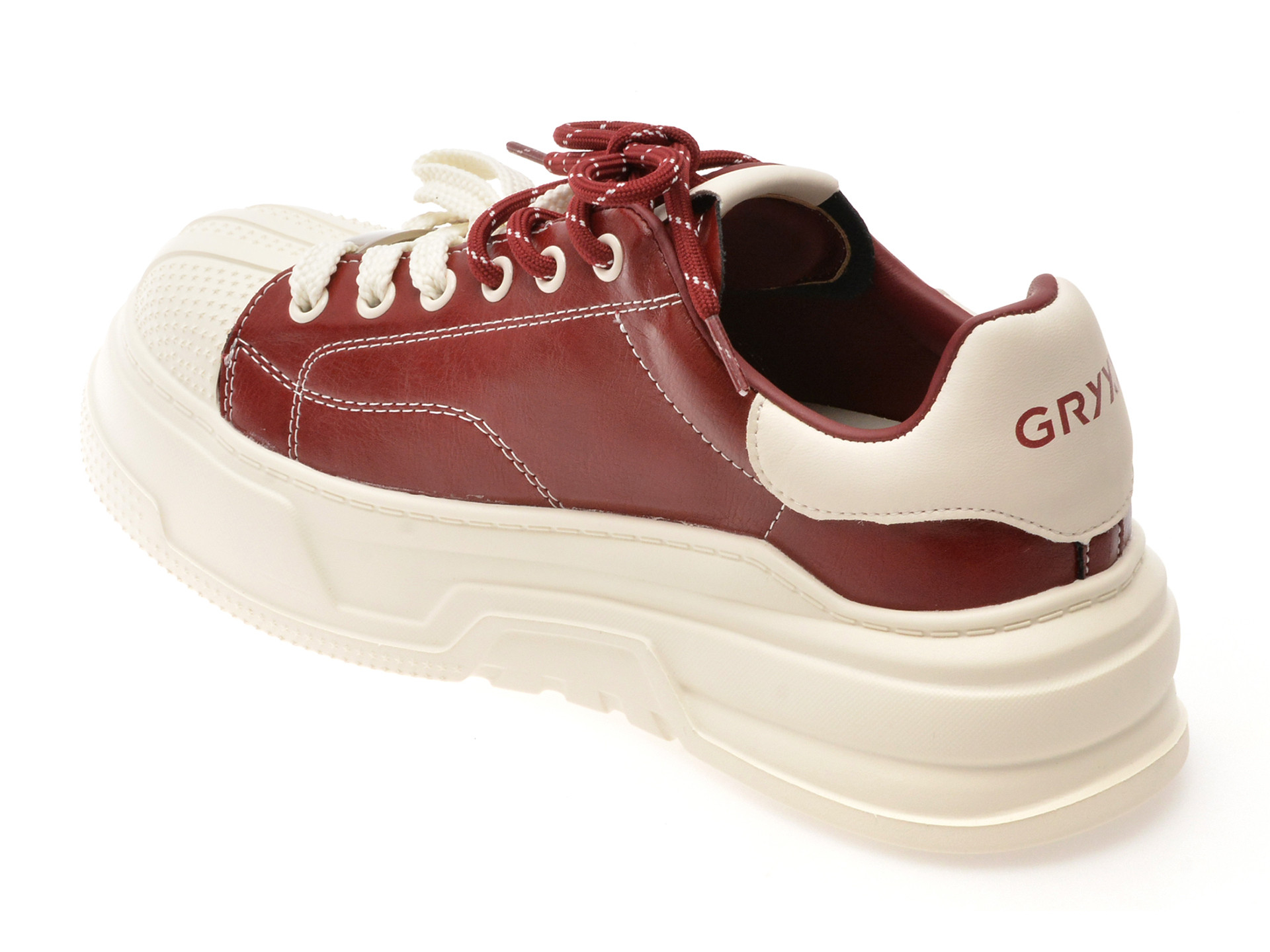 Pantofi sport GRYXX rosii, 10151, din piele naturala