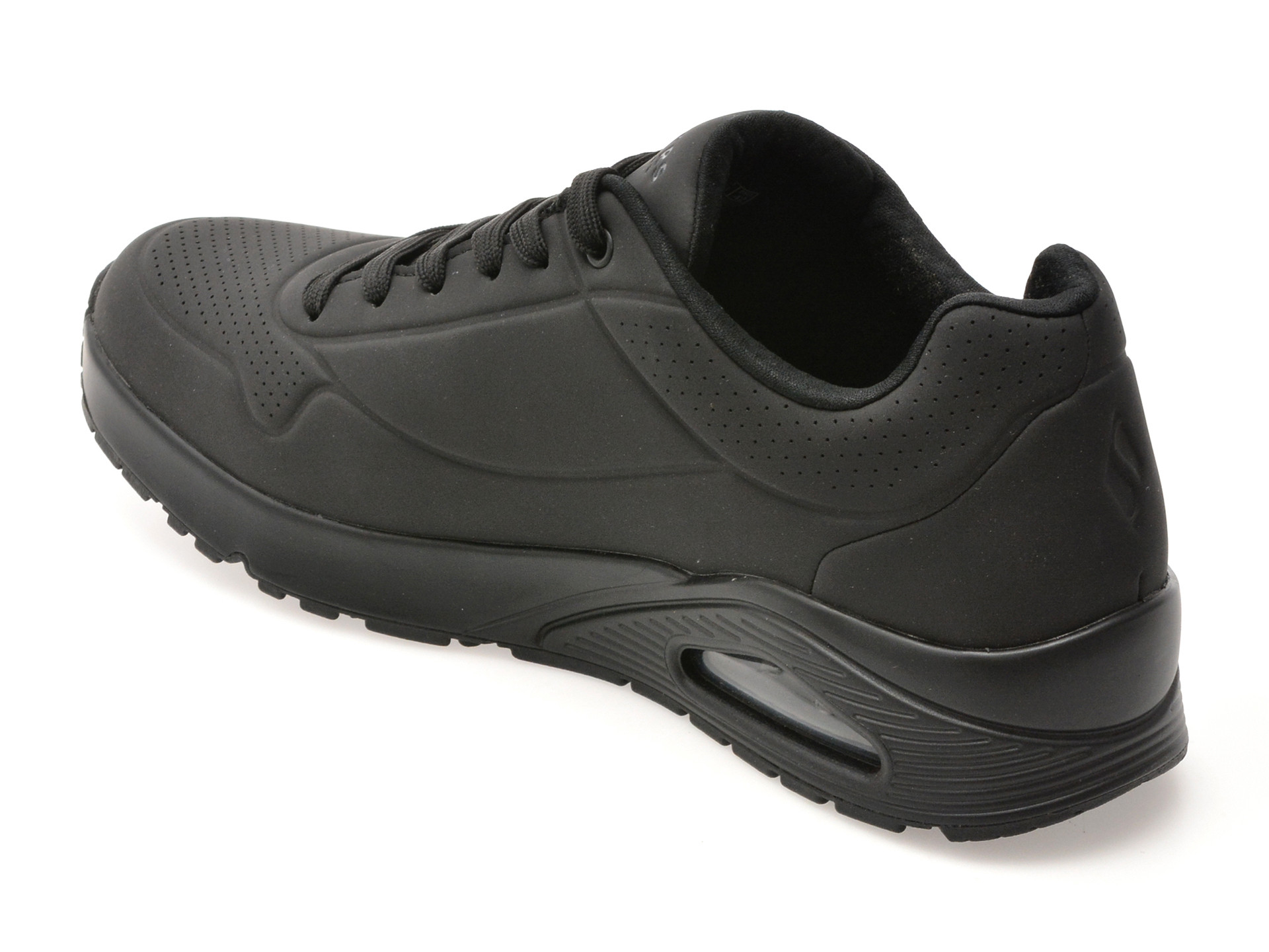 Pantofi sport SKECHERS negri, UNO, din piele ecologica