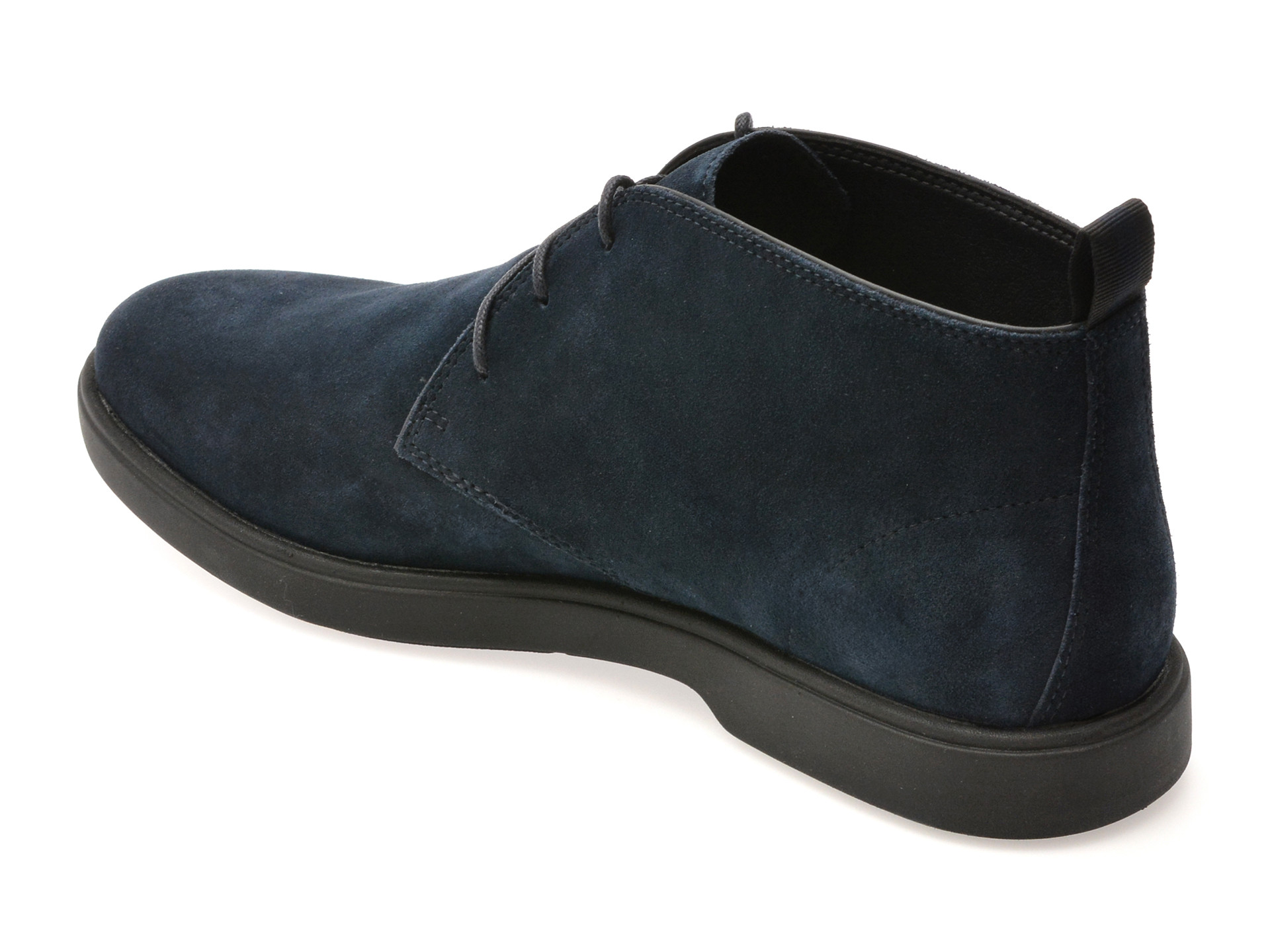 Pantofi GEOX bleumarin, U56LAD, din piele intoarsa