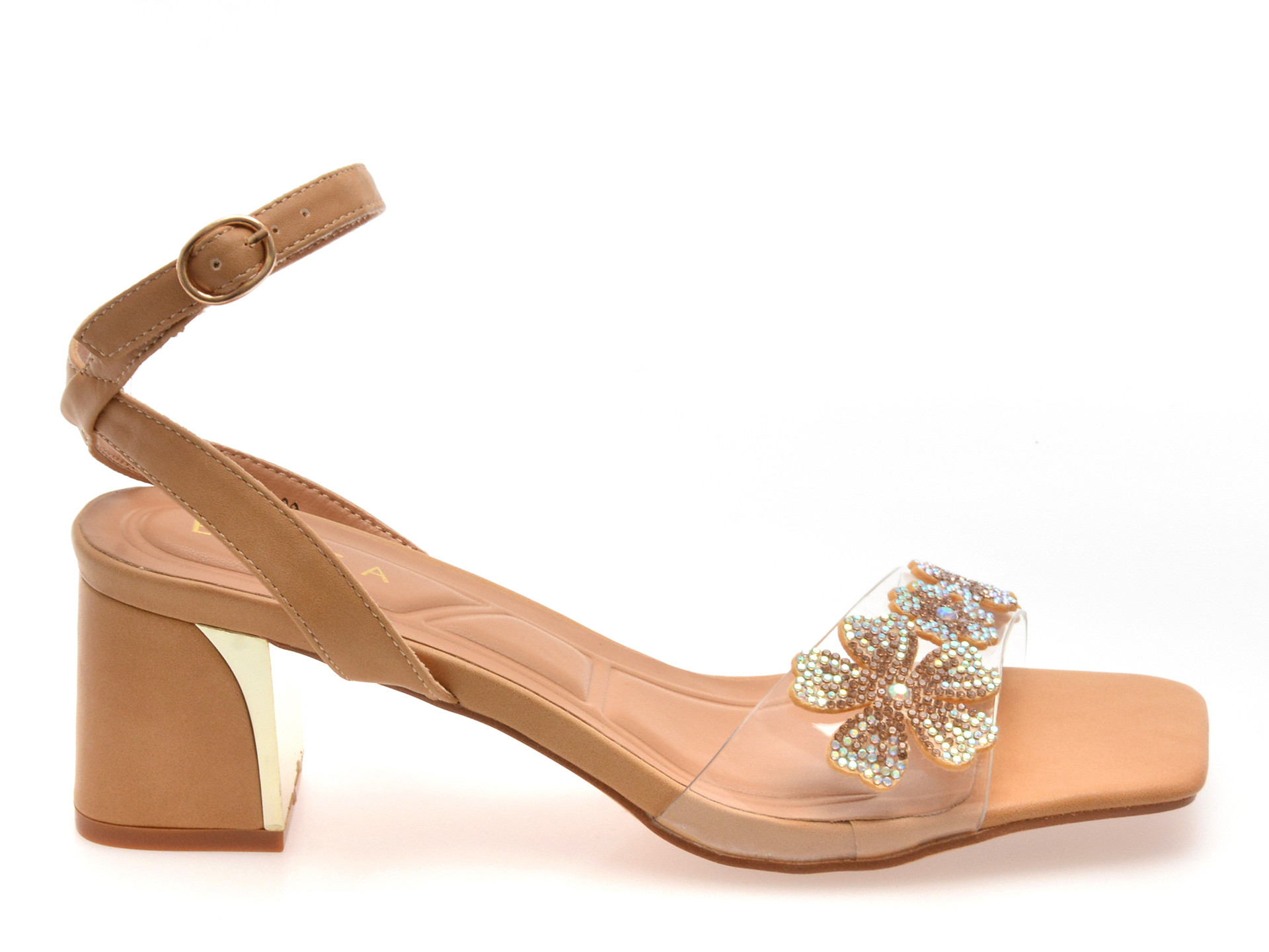 Sandale EPICA bej, 101602, din piele ecologica