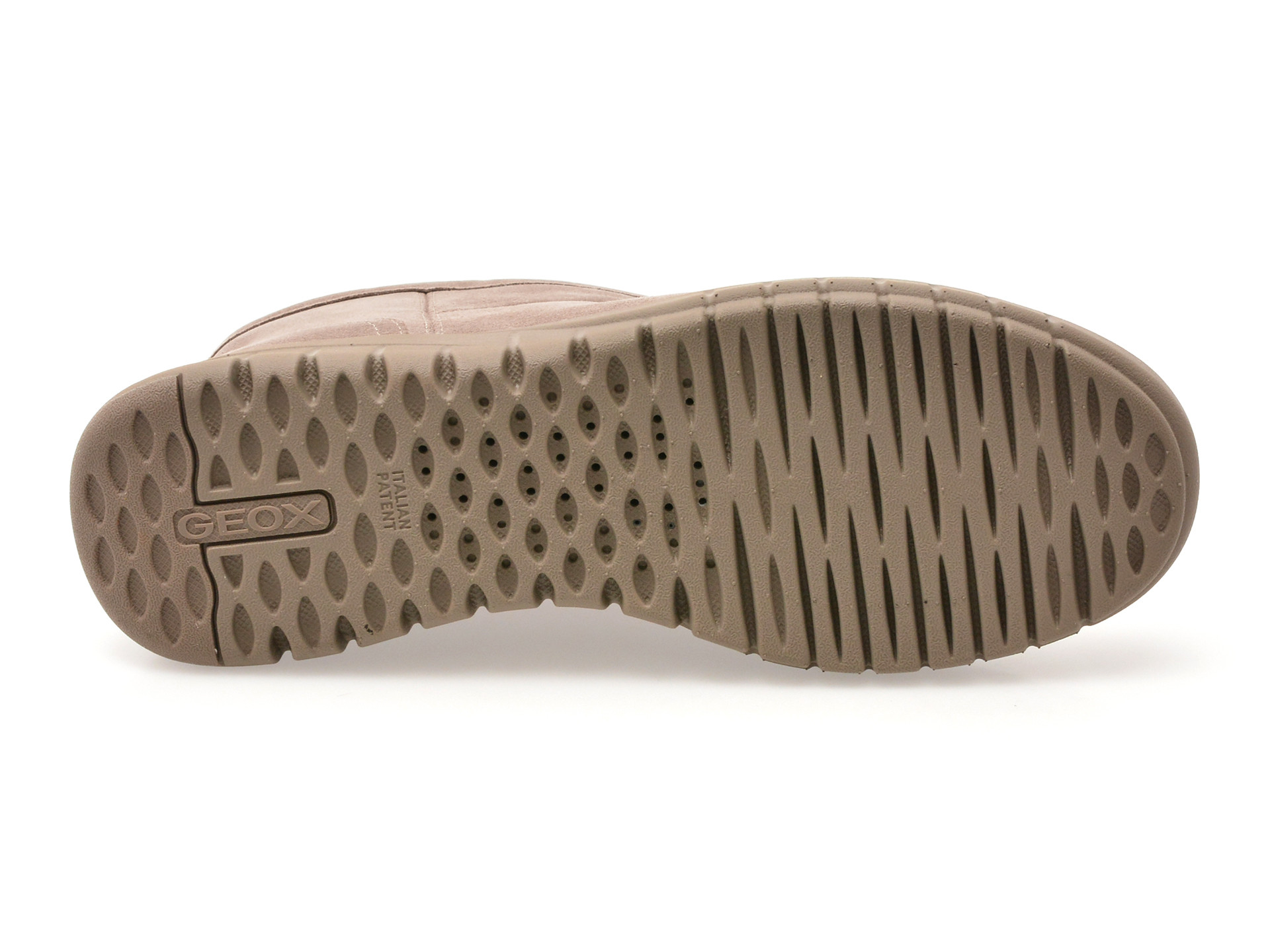 Ghete GEOX gri, D569AA, din piele intoarsa