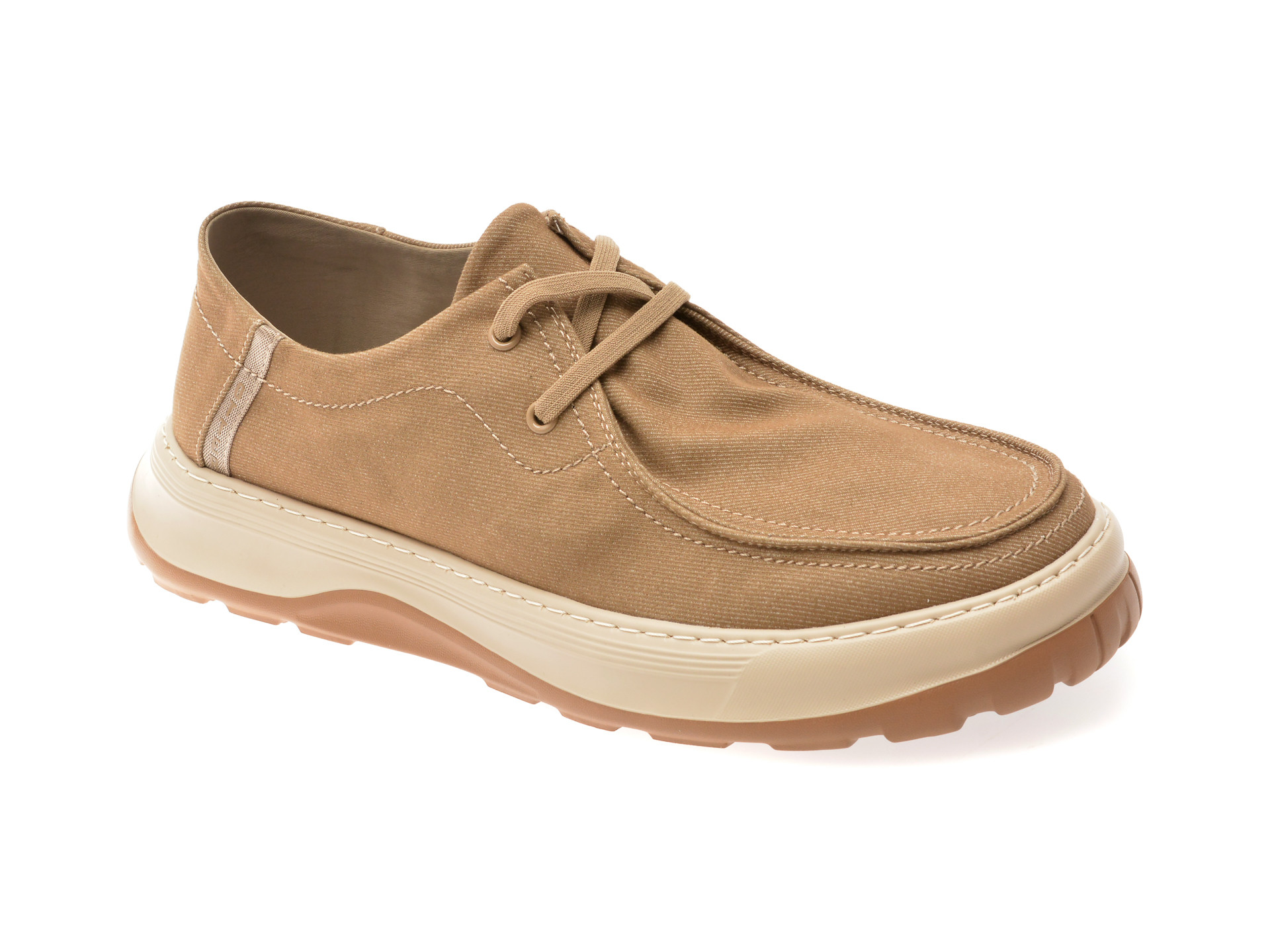 Mocasini OTTER gri, 516001, din material textil