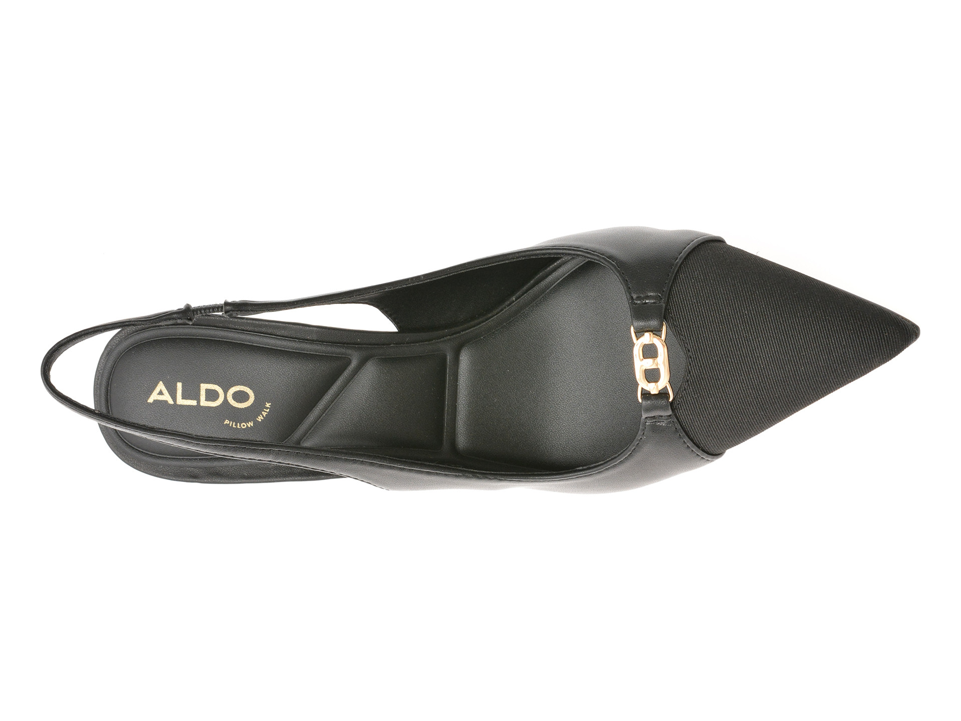 Pantofi eleganti ALDO negri, AUGUSTAS 007, din piele ecologica