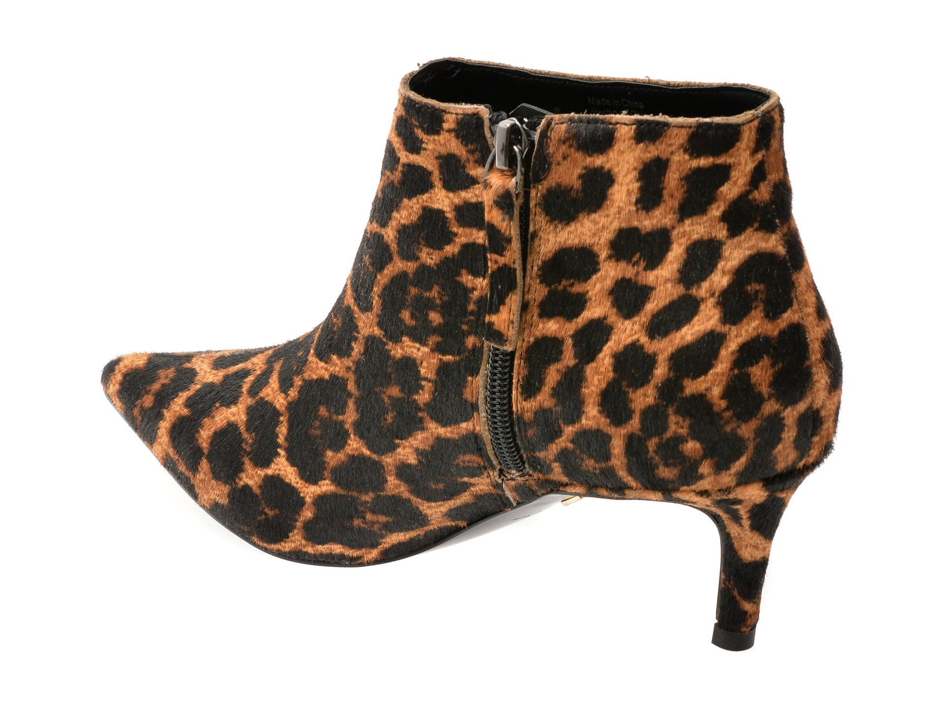 Botine elegante ALDO maro, KERALIN 967, din piele naturala