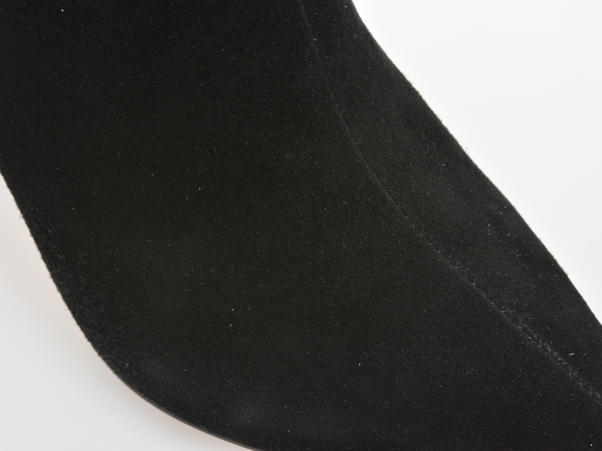 Botine elegante EPICA negre, A1501, din piele intoarsa