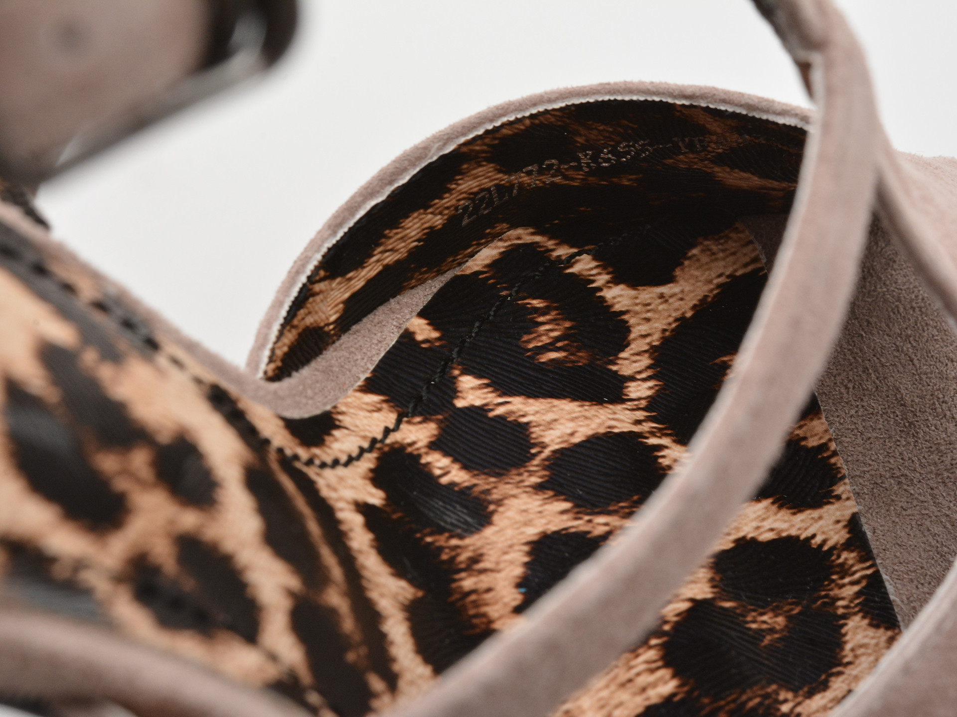 Sandale IMAGE maro, K655, din piele intoarsa