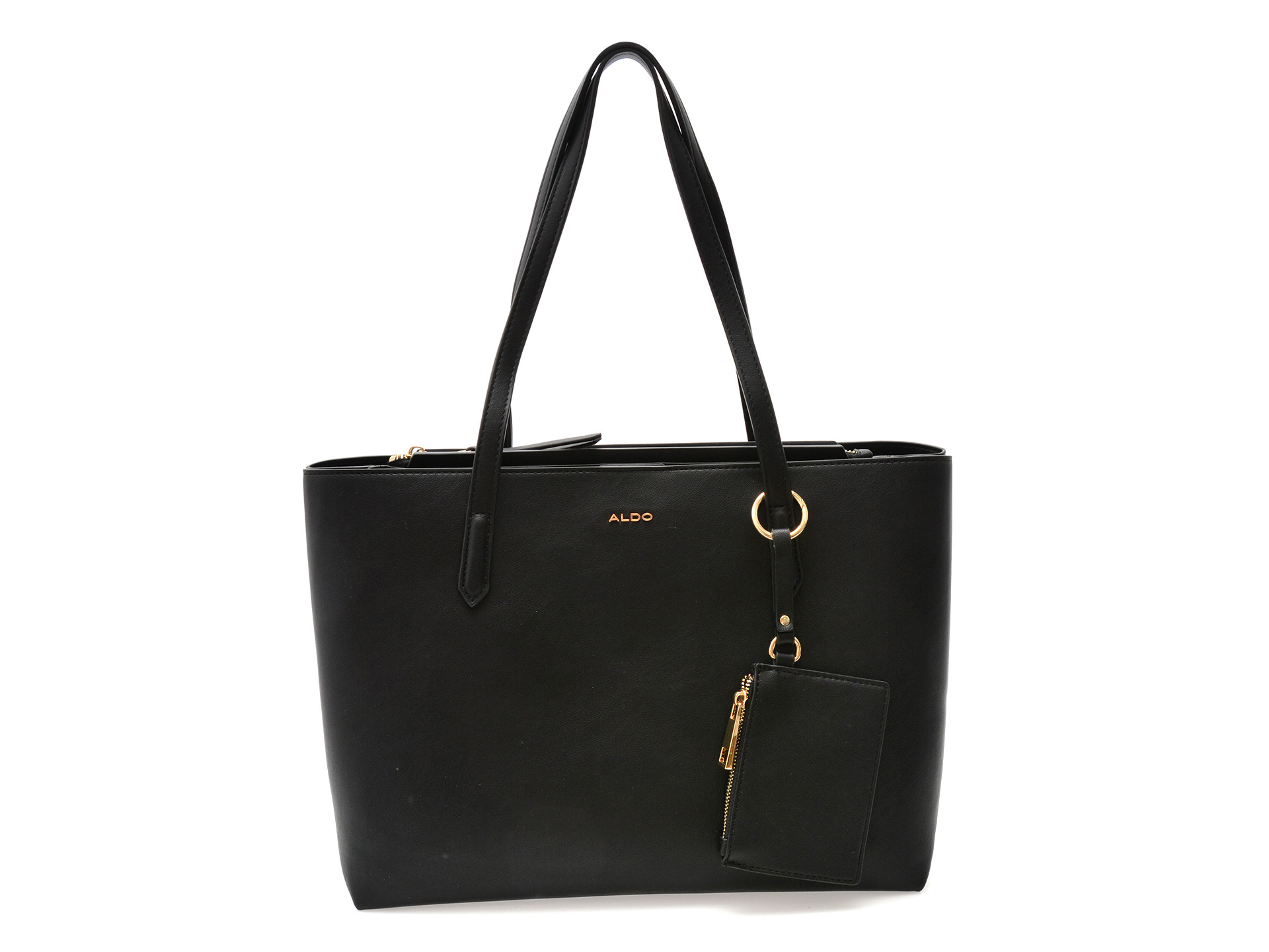 Geanta ALDO neagra, YSABELLE 001, din piele ecologica