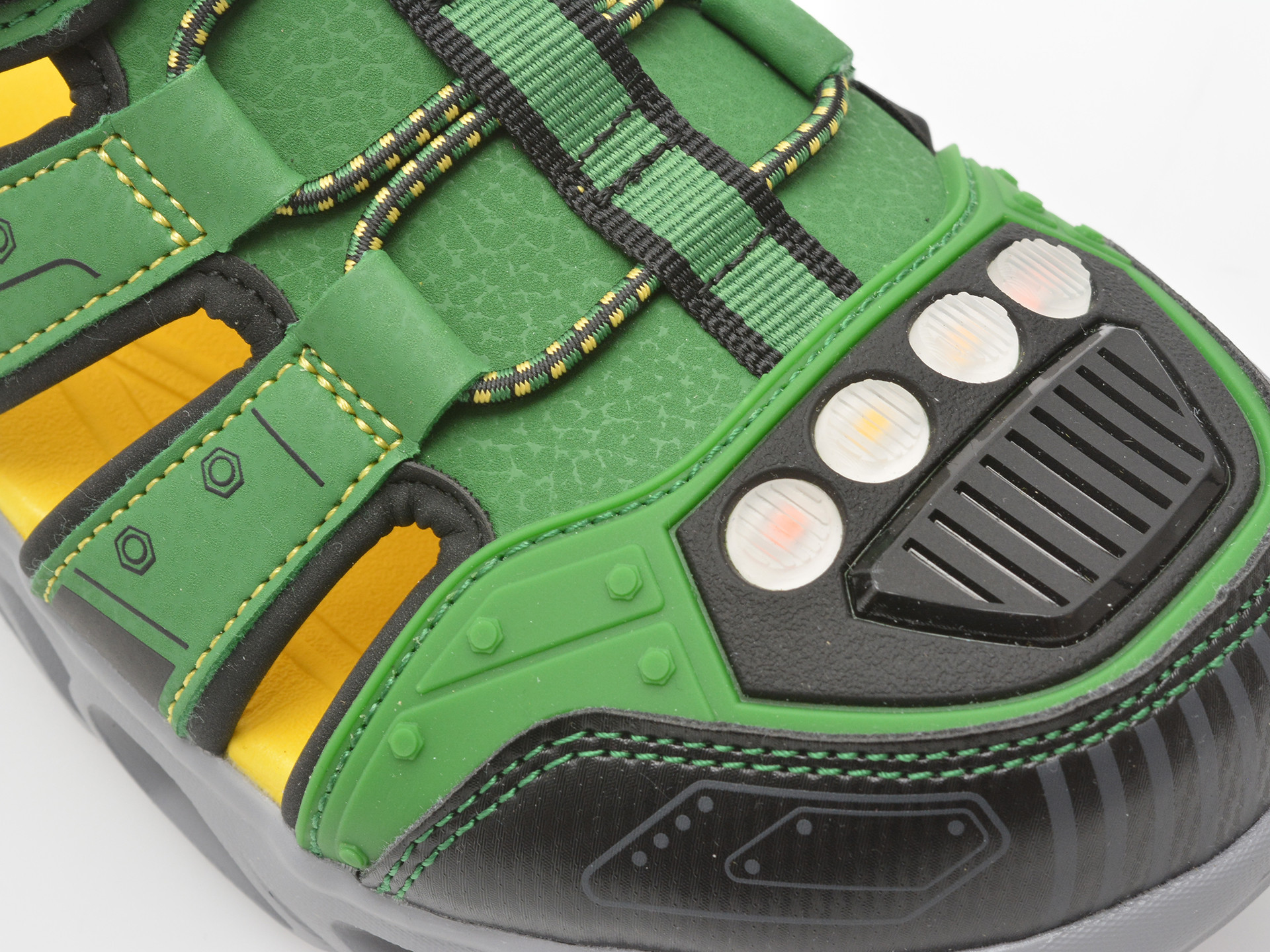 Pantofi sport SKECHERS verzi, HYPNO-SPLASH, din piele ecologica