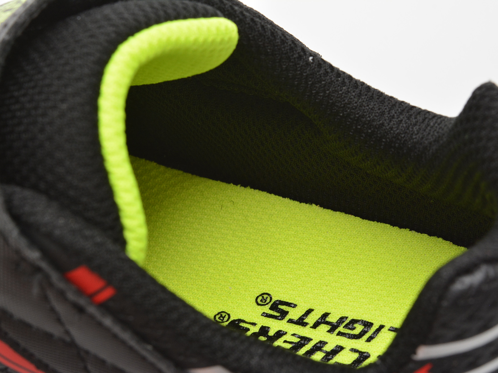 Pantofi sport SKECHERS negri, FLEX-GLOW BOLT, din material textil