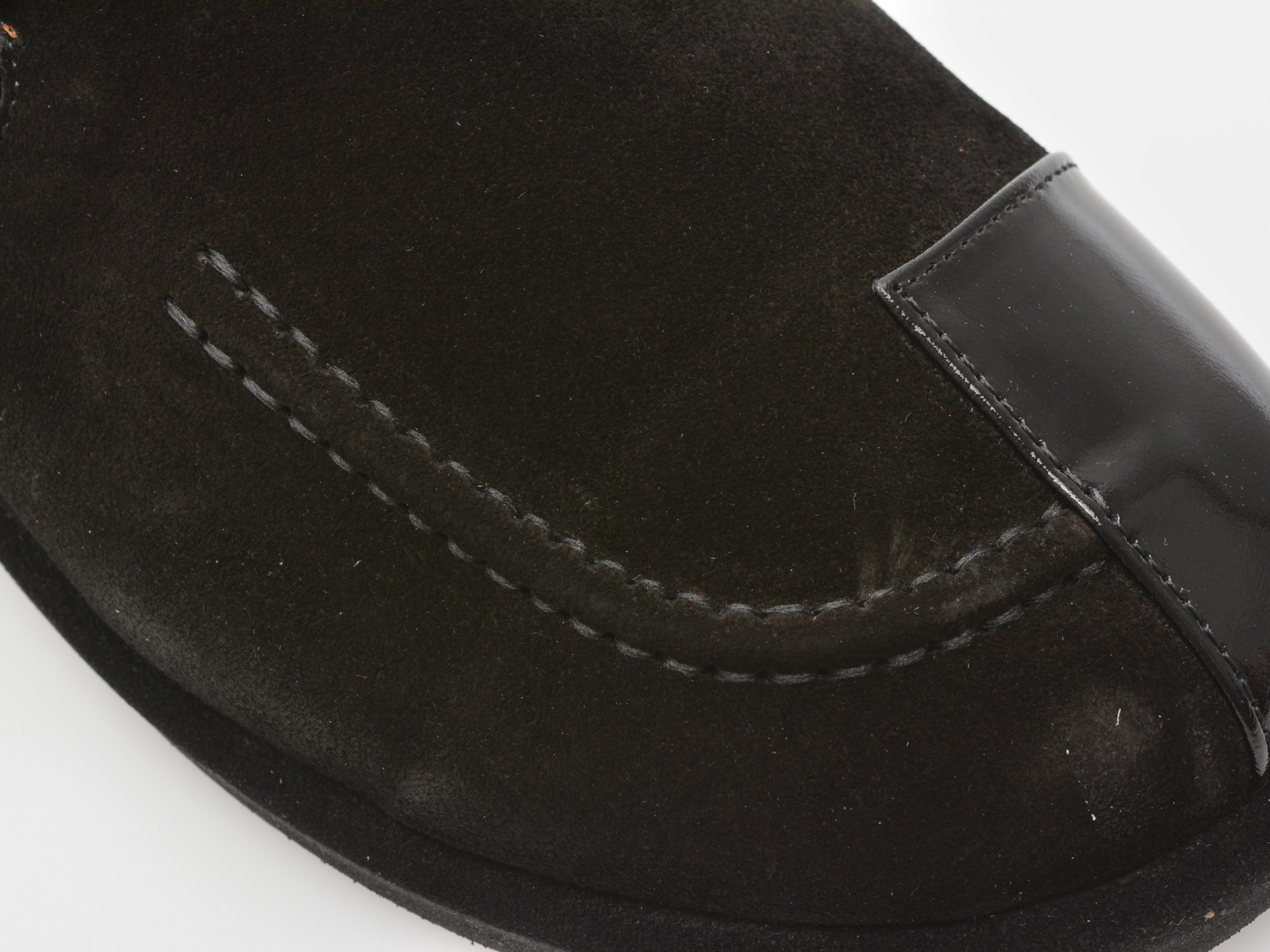 Pantofi EPICA negri, 4796005, din piele intoarsa