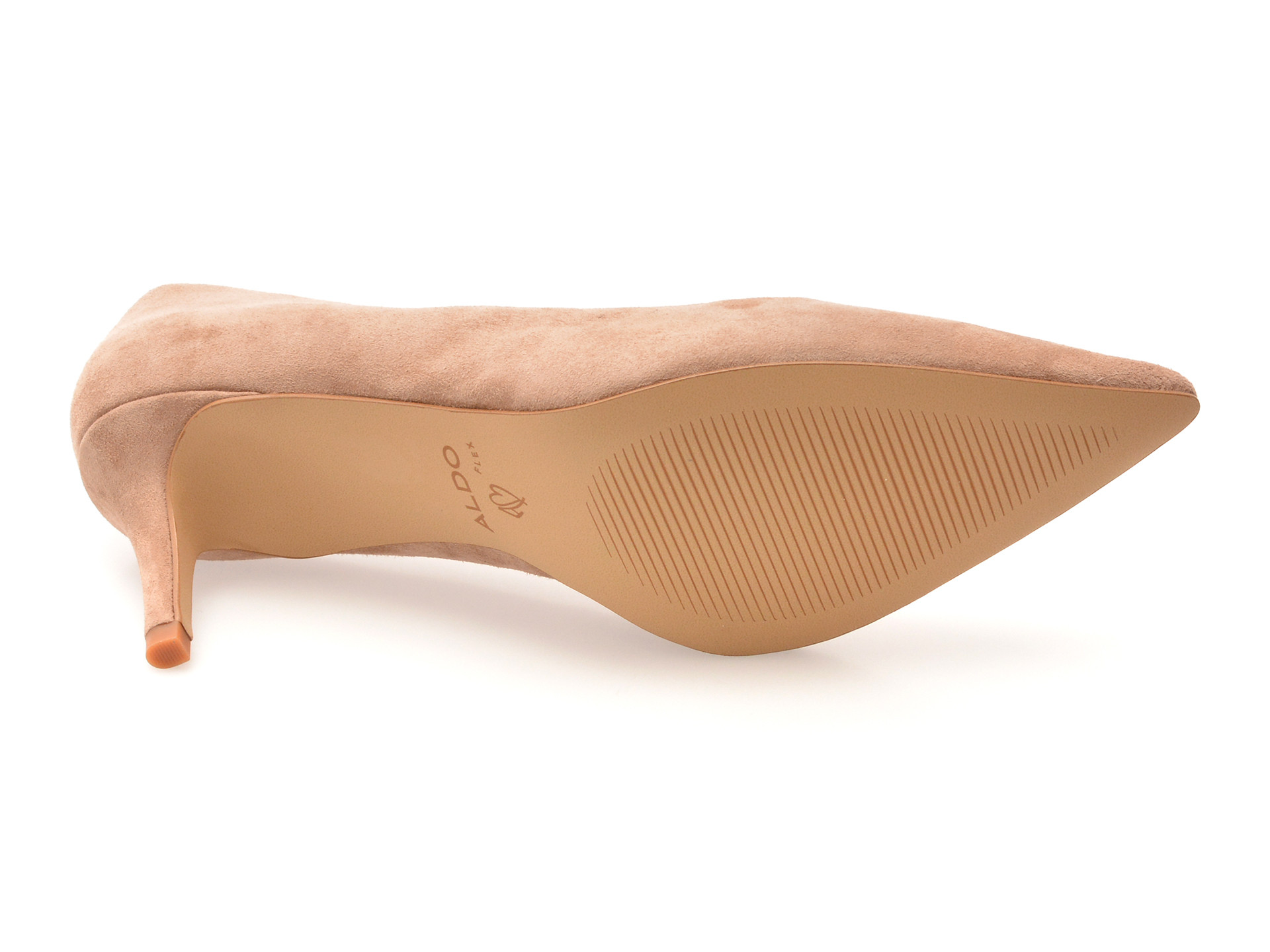 Pantofi eleganti ALDO bej, STESSYLOW 261, din piele intoarsa