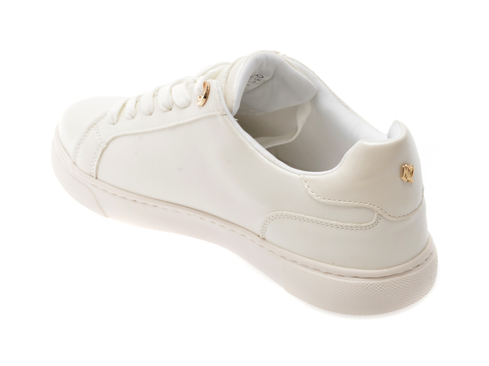 Pantofi sport ALDO albi, CLUBLUX 100, din piele ecologica