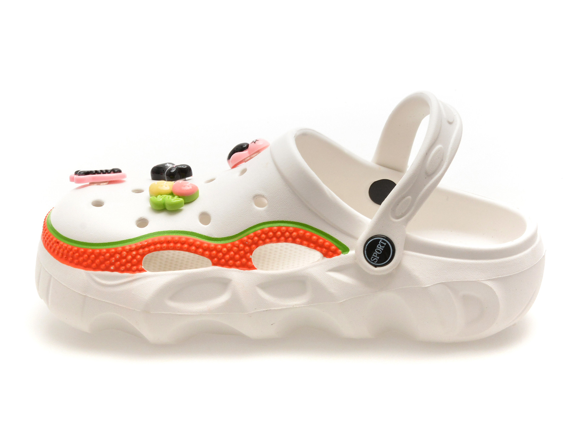 Papuci SELECTION KIDS albi, 3039, din pvc