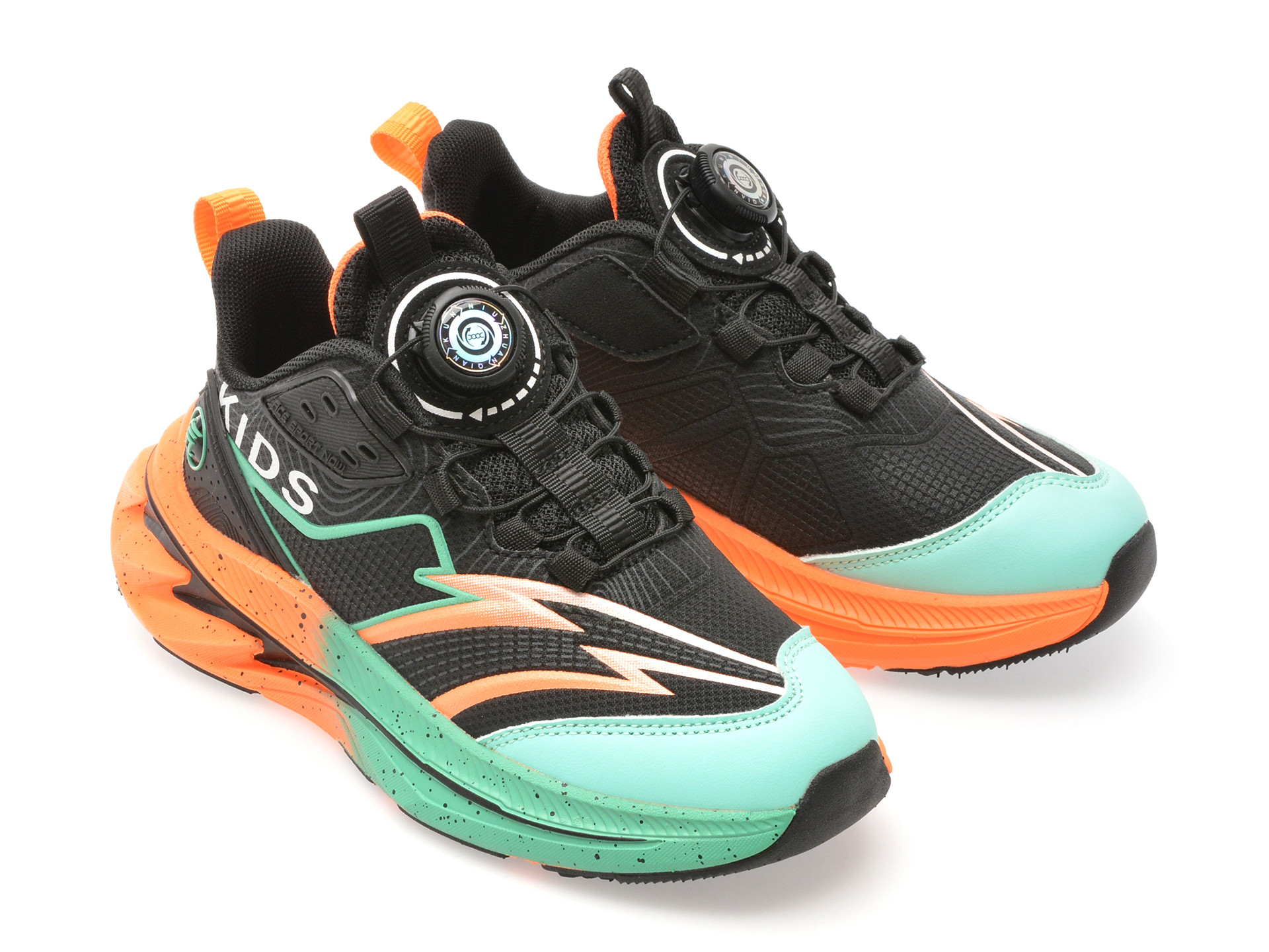 Pantofi sport SELECTION KIDS negri, 1004, din material textil