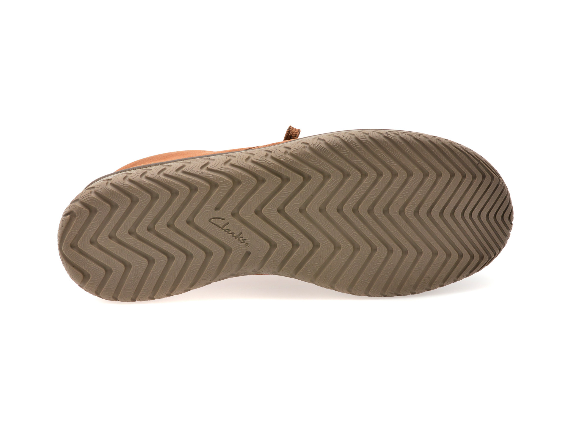 Ghete CLARKS maro, RELAX LITE MOC, din piele intoarsa