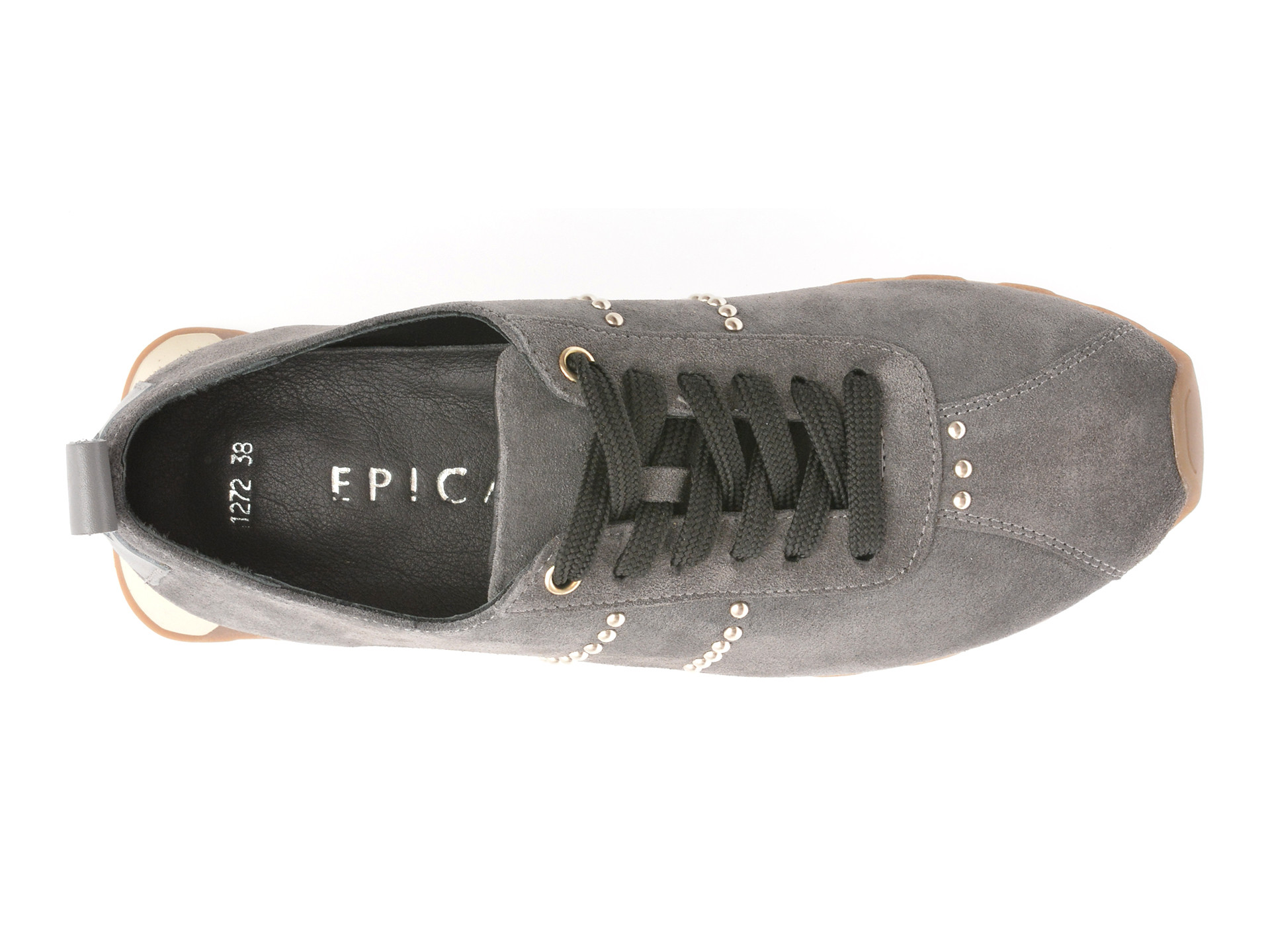 Pantofi sport EPICA gri, 5731272, din piele intoarsa