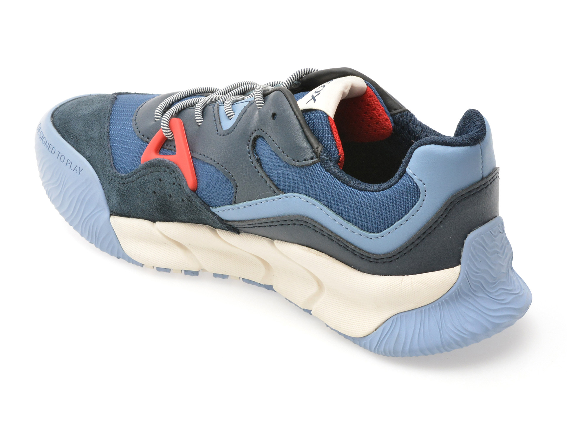 Pantofi sport GEOX albastri, J56NMA, din material textil