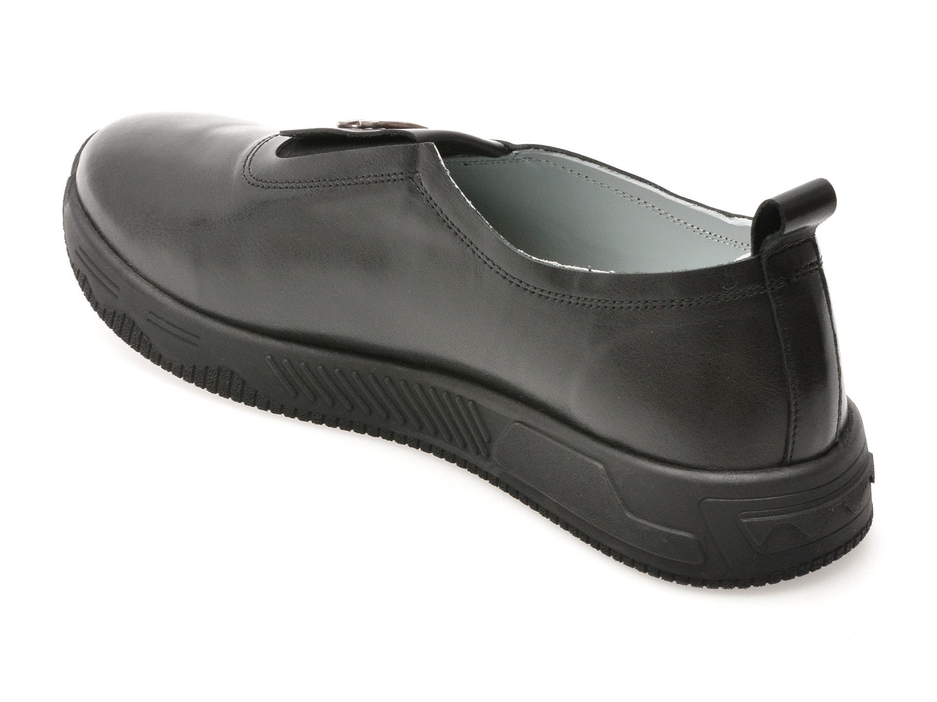 Pantofi IMAGE negri, 1501605, din piele naturala