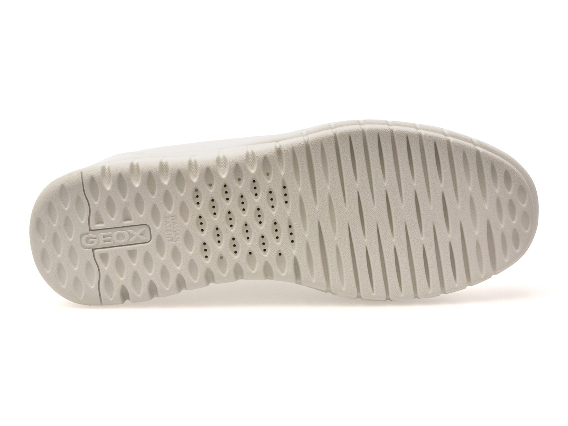 Pantofi sport GEOX albi, U56MAA, din piele ecologica