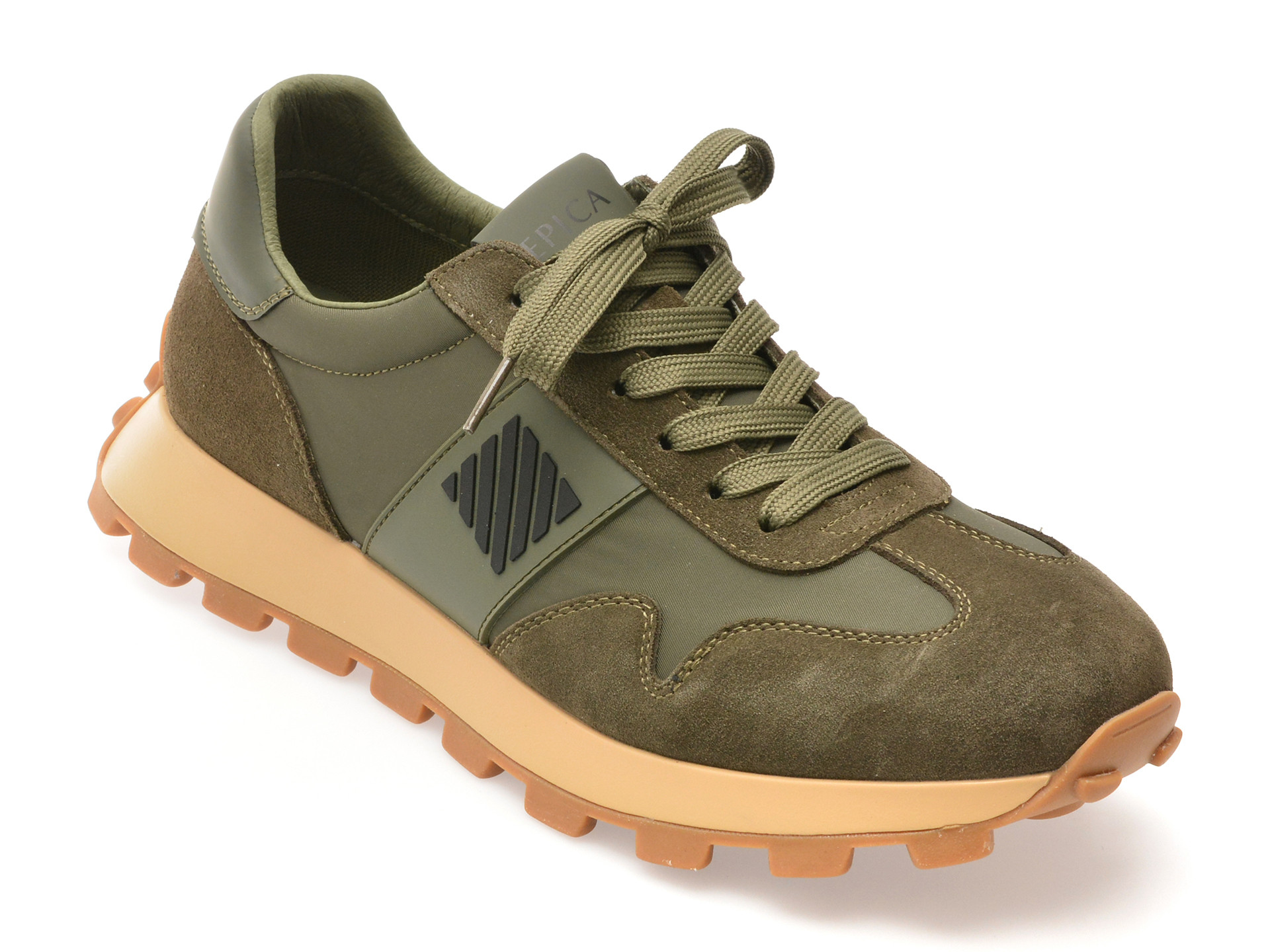 Pantofi sport EPICA verzi, 110016, din material textil