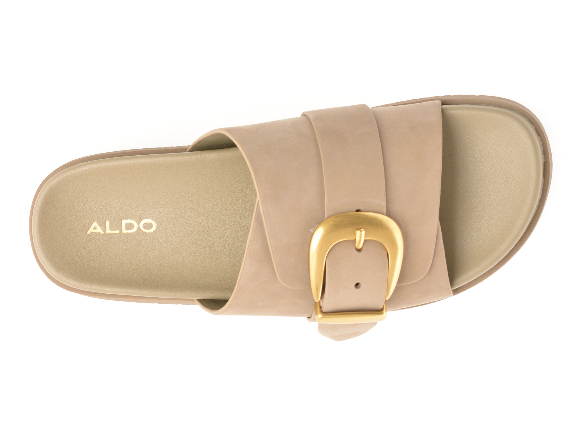 Papuci ALDO bej, ALENANA 340, din nabuc