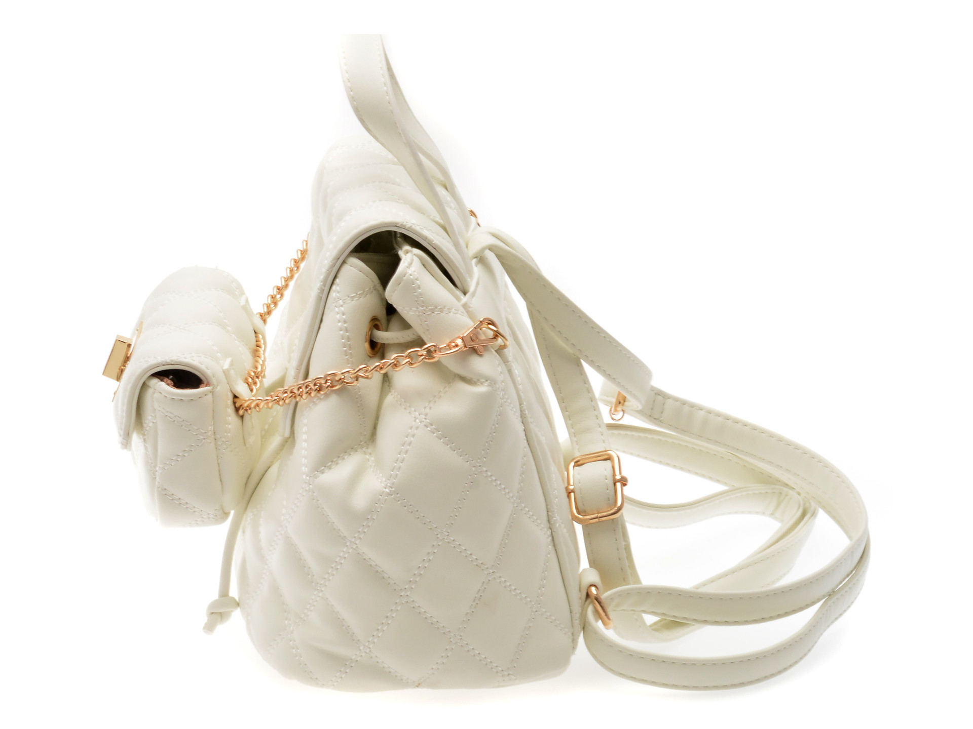 Rucsac ALDO alb, OCAELI 100, din piele ecologica