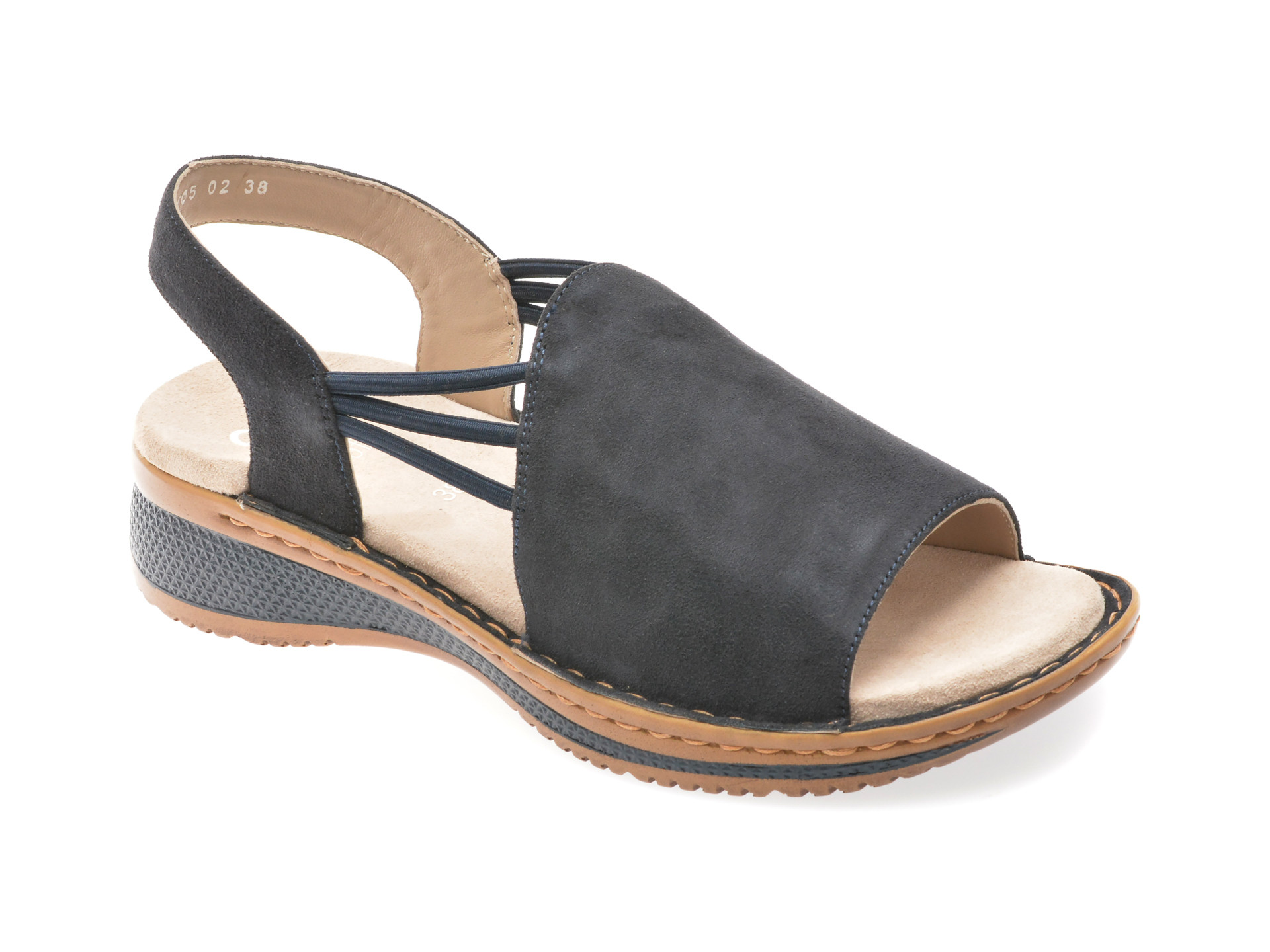 Sandale ARA bleumarin, 29005, din piele intoarsa