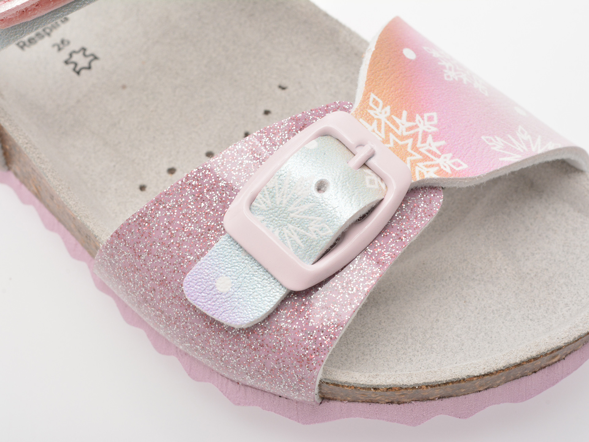 Sandale GEOX roz, J558MG, din piele ecologica