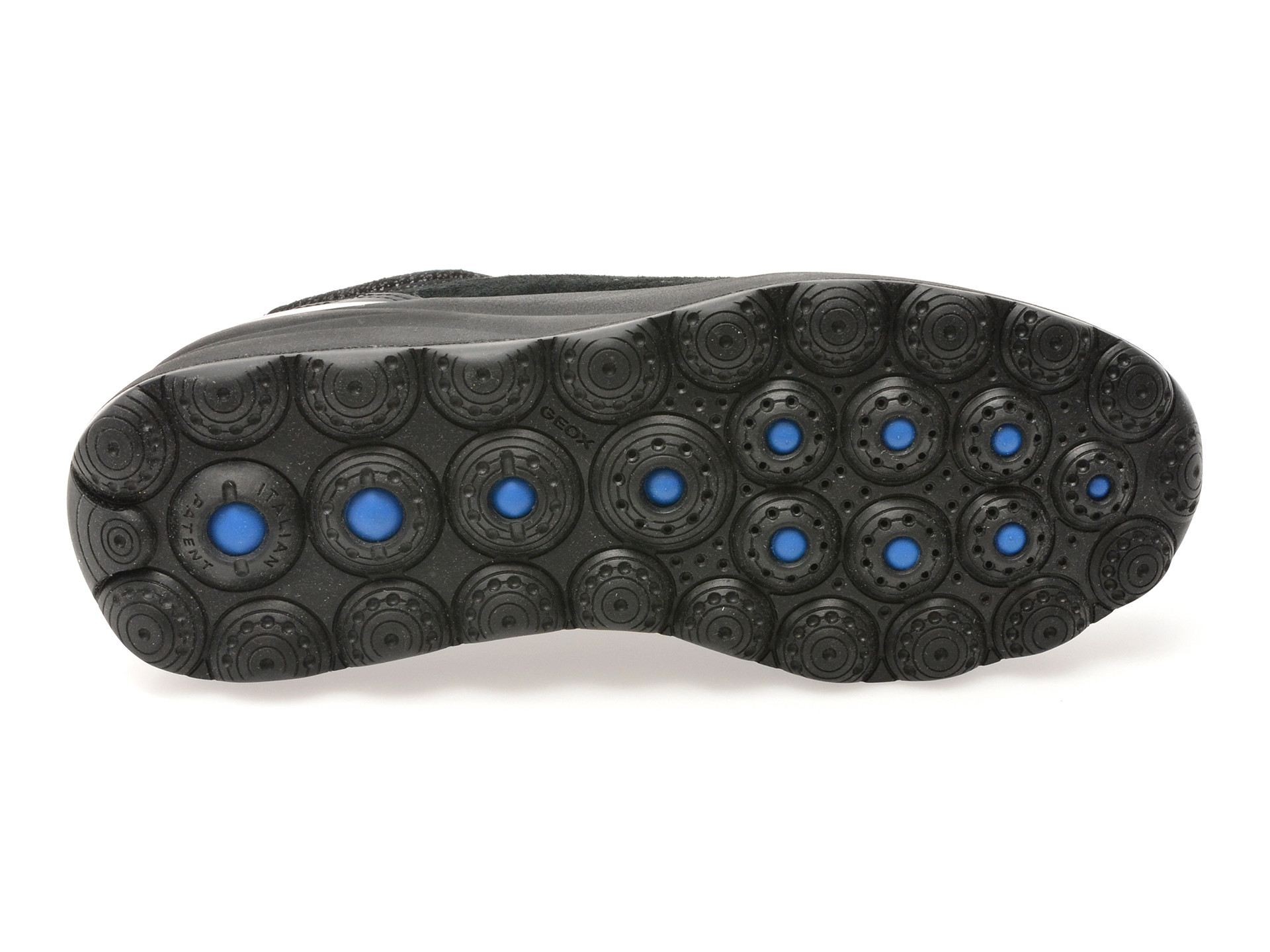 Pantofi sport GEOX negri, D45WAA, din piele naturala