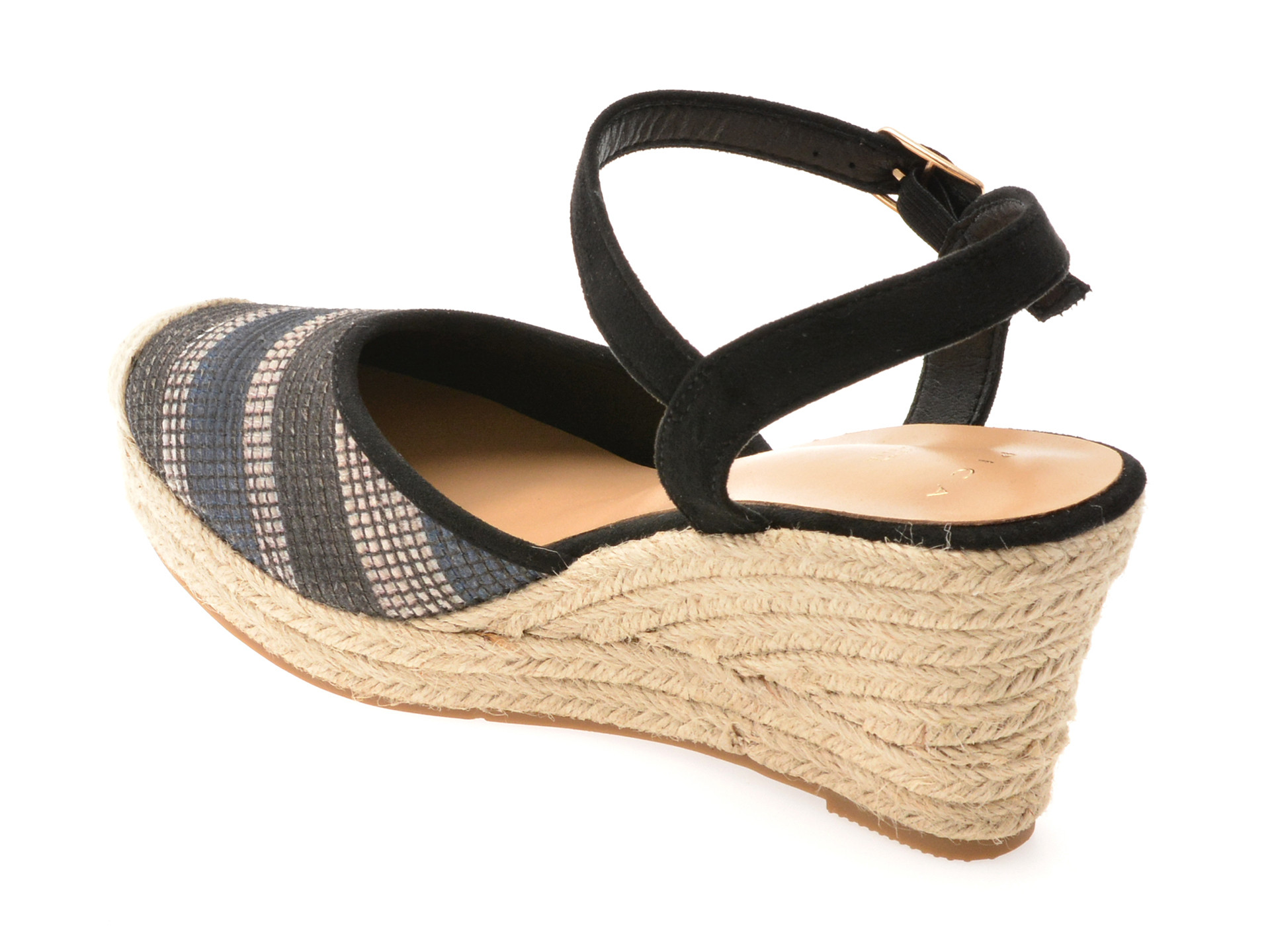 Pantofi EPICA negri, 82914, din piele ecologica