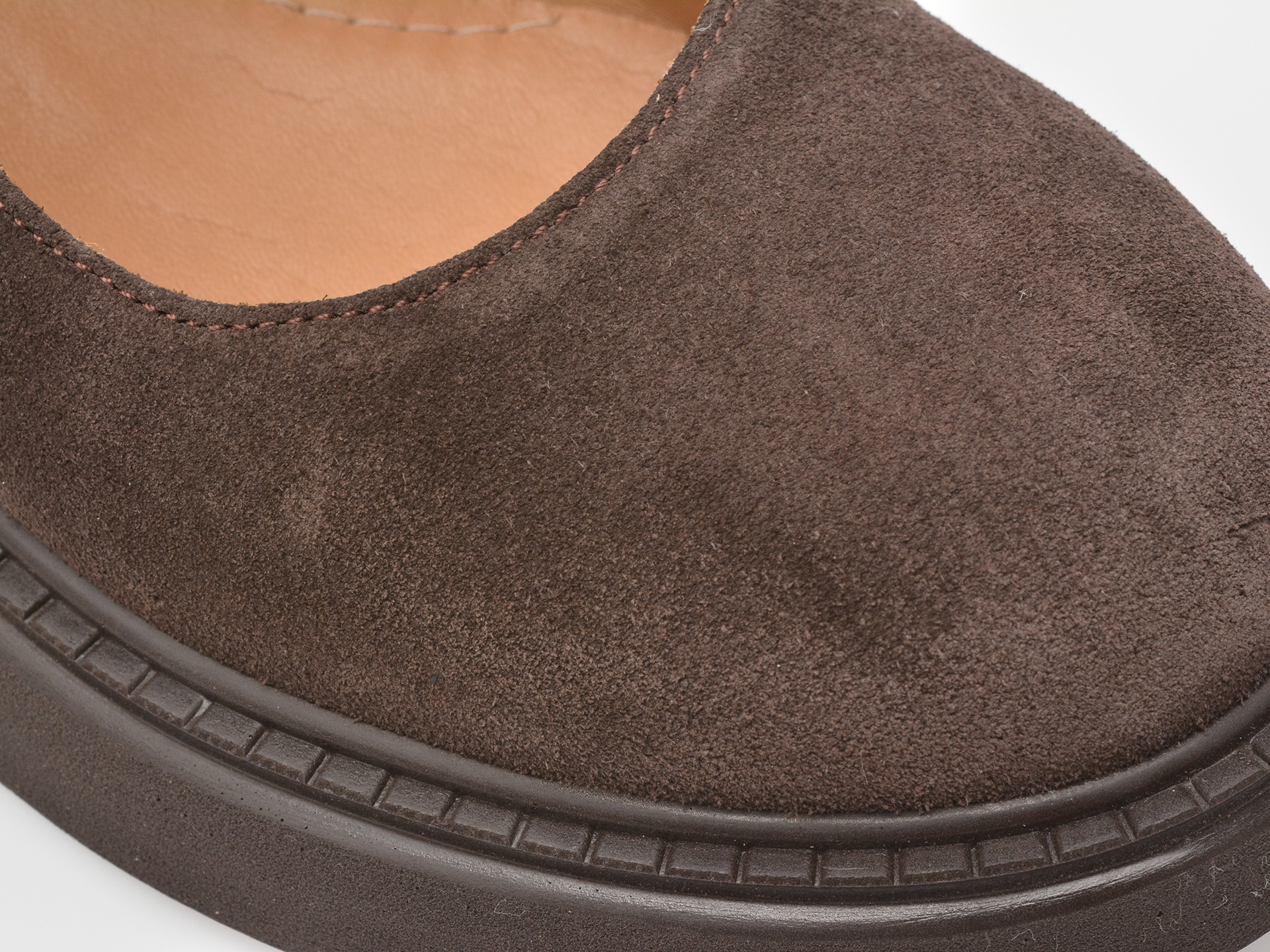 Pantofi EPICA maro, 4196732, din piele intoarsa