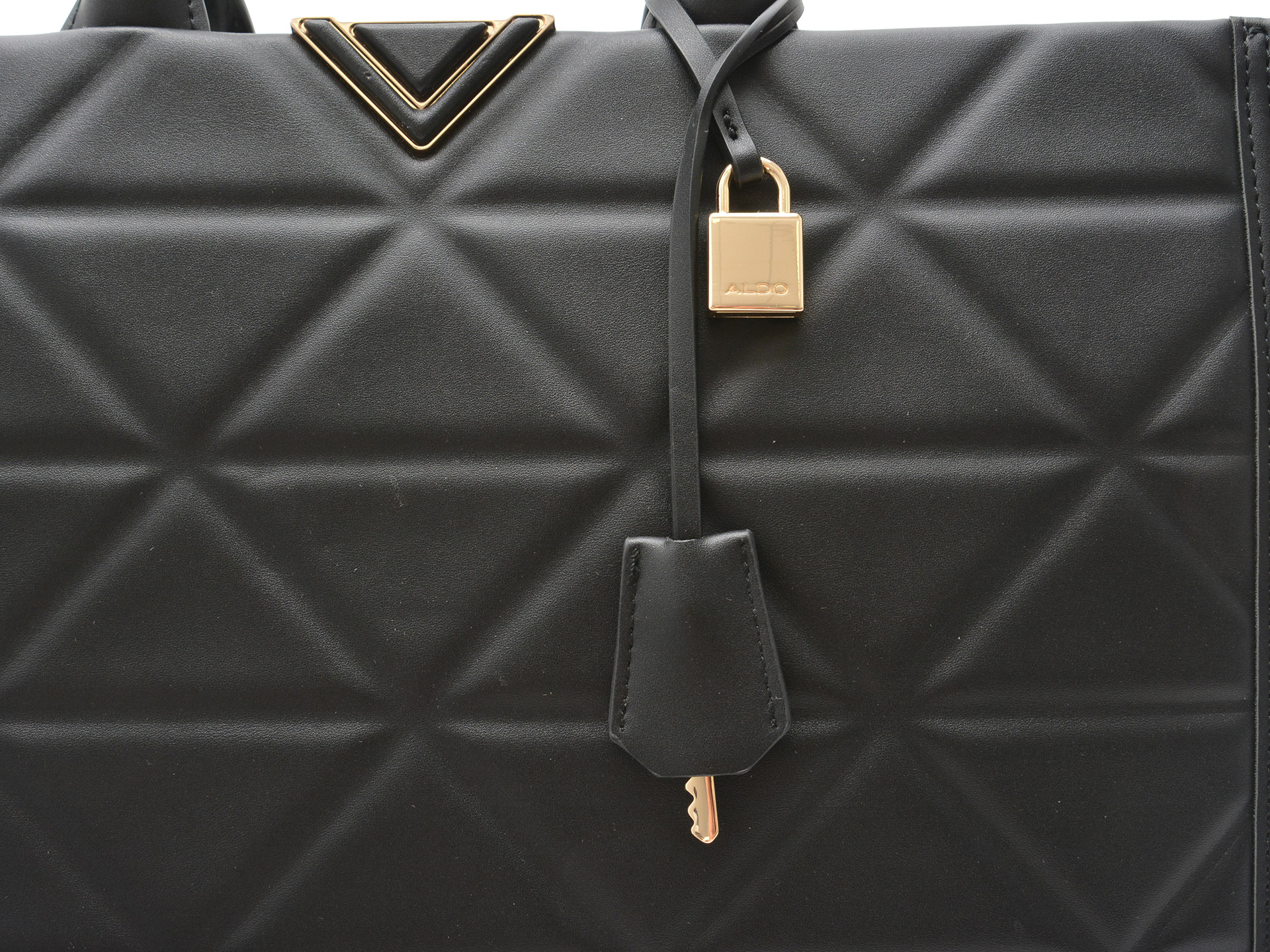 Geanta ALDO neagra, GWENETH 001, din piele ecologica